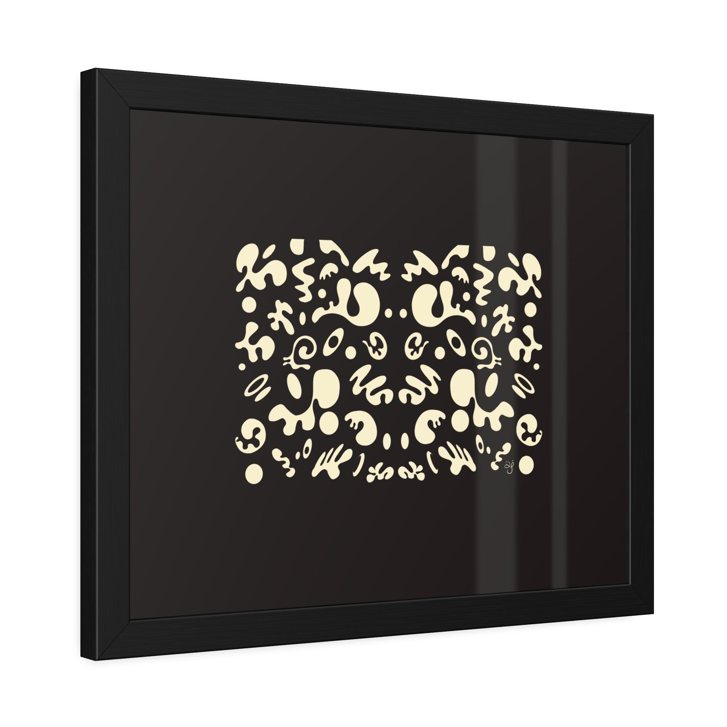 Mirror Work Framed Rolled Poster - Smoke Signal