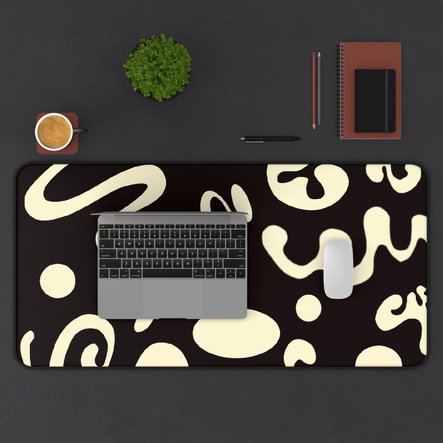 Pure Imagination Desk Mat - Smoke Signal Black