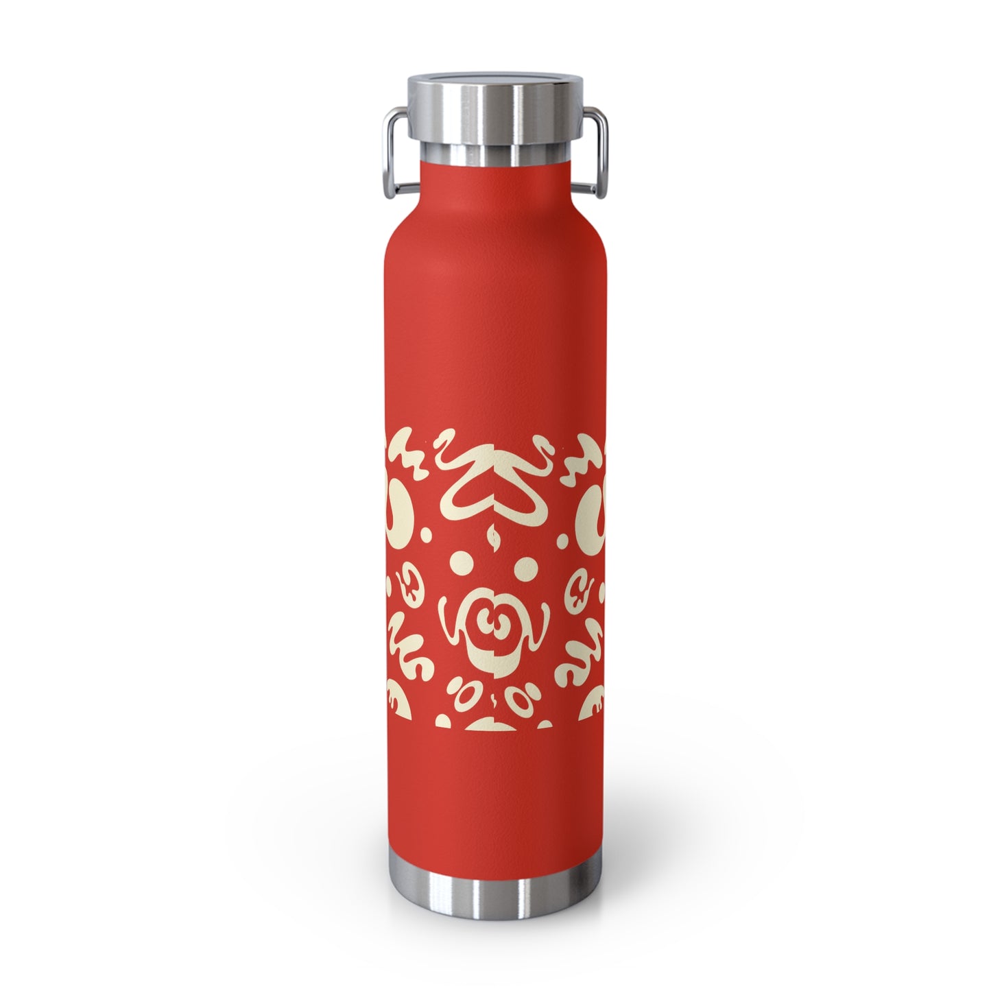 Mirror Work Copper Vacuum Insulated Water Bottle (22oz) - Blank Page White