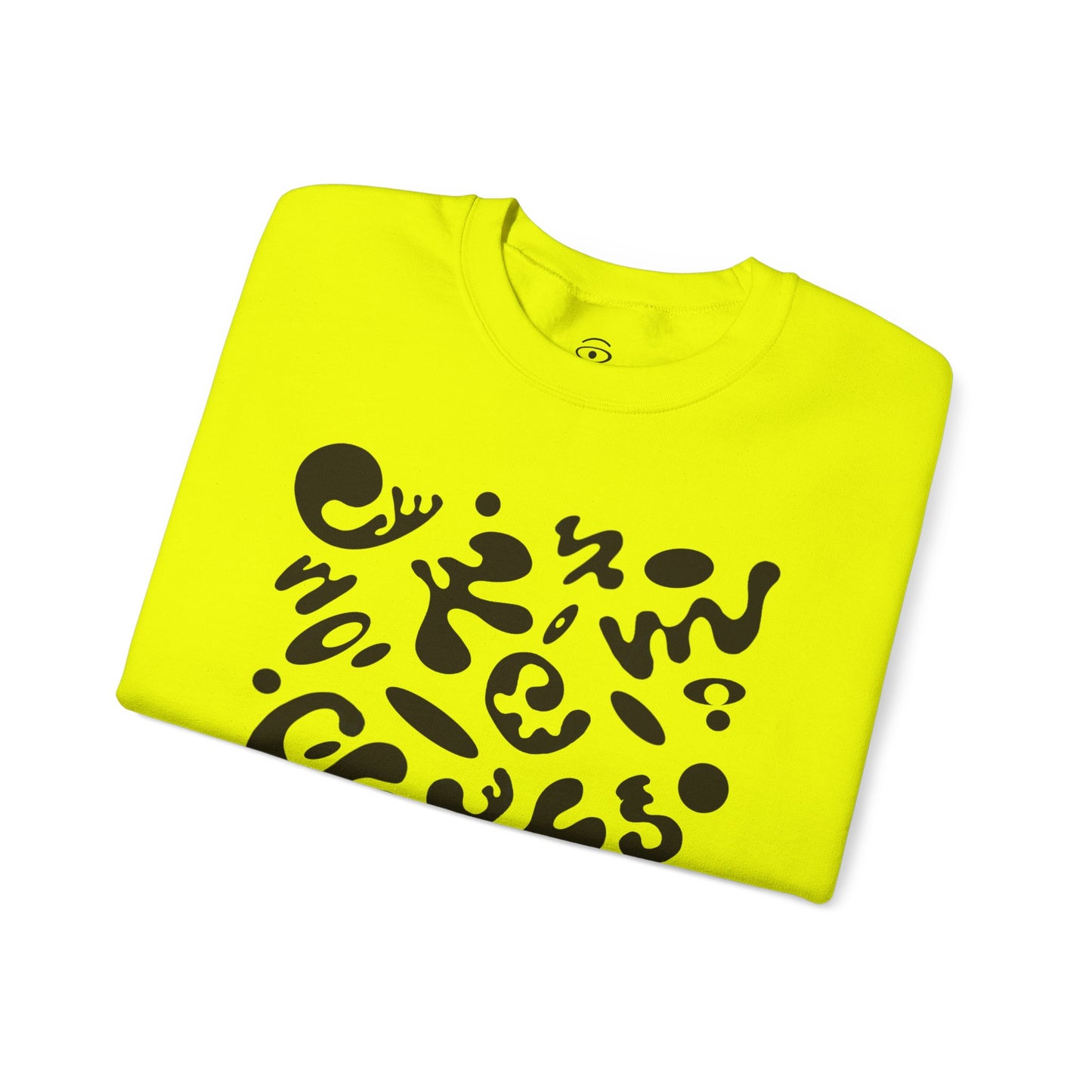 Pure Imagination Unisex Heavy Blend™ Crewneck Sweatshirt- Smoke Signal Black Print