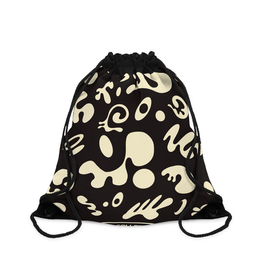 Pure Imagination Drawstring Bag - Smoke Signal Black