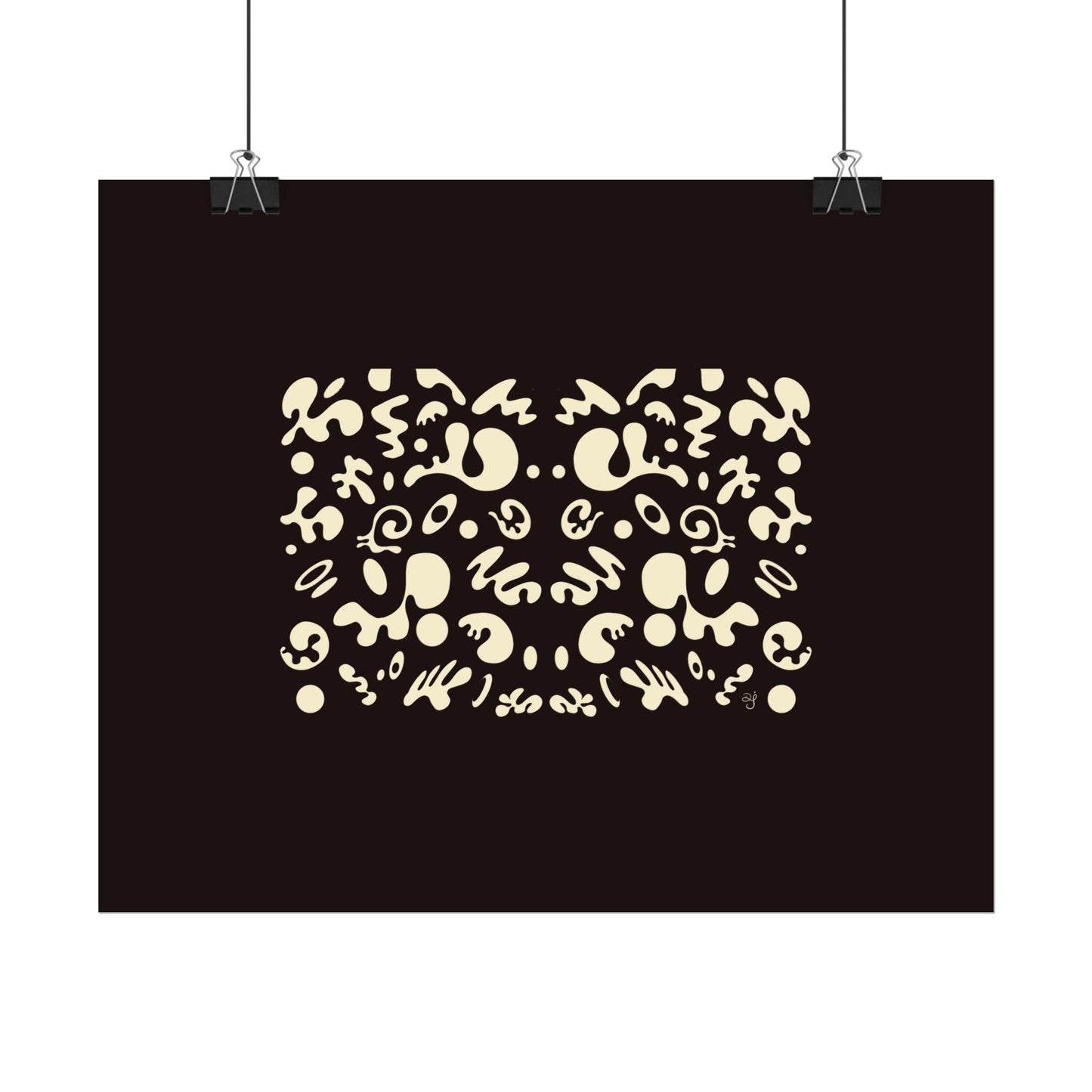 Mirror Work Rolled Poster (Landscape) - Smoke Signal