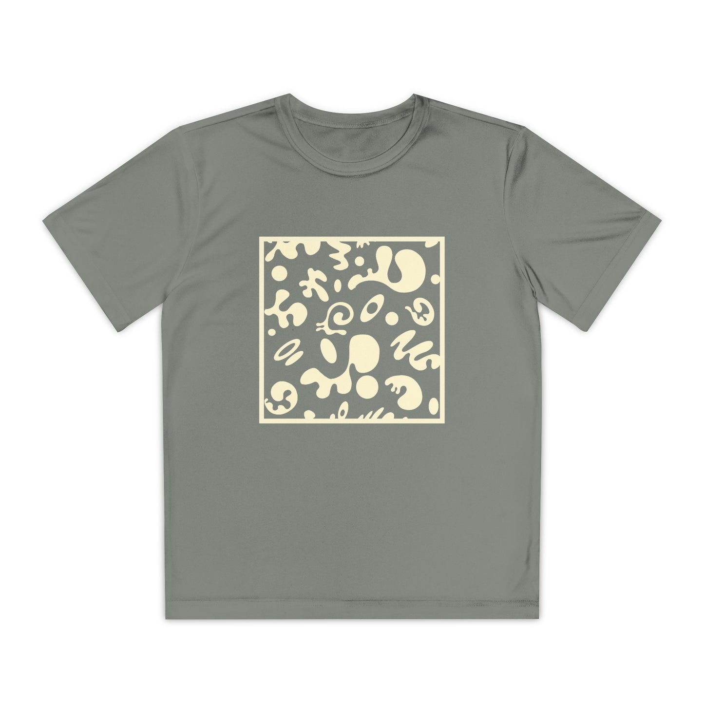 Adorn'd Youth Competitor Graphic Tee - Blank Page White