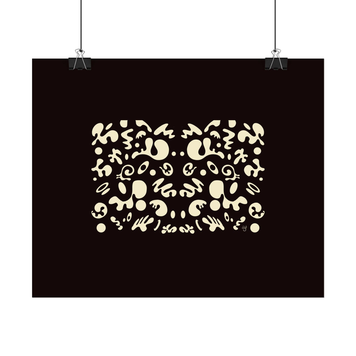 Mirror Work Rolled Poster (Landscape) - Smoke Signal