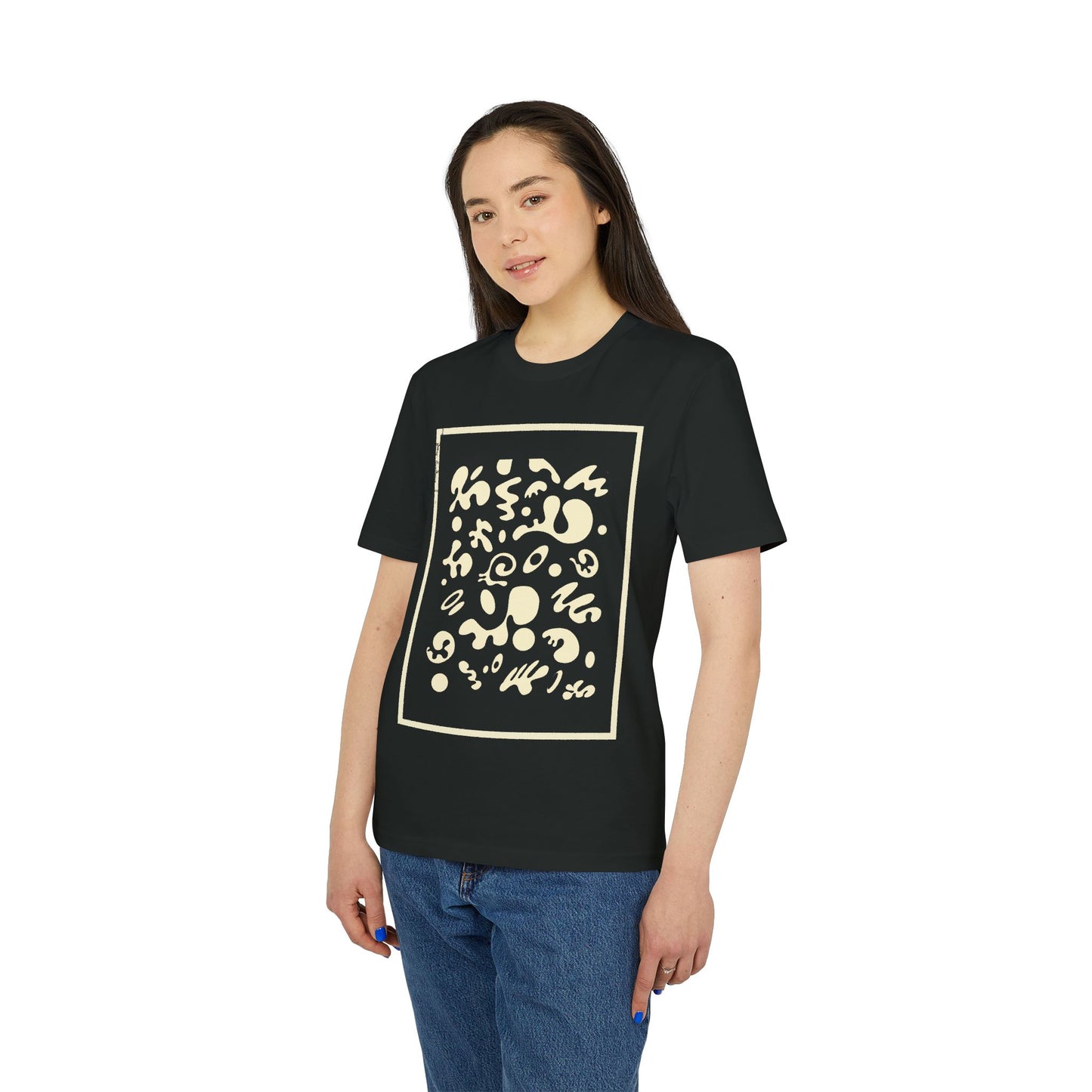 Deep Dream Unisex T-shirt - Blank Page White