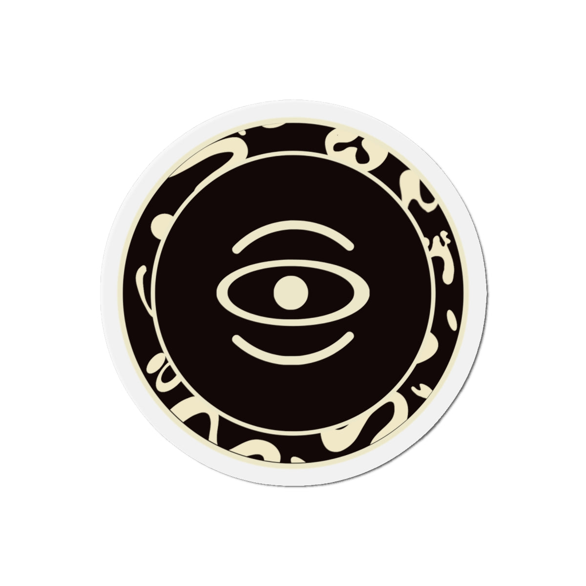 Adorn'd Logo Die Cut Magnet - Smoke Signal