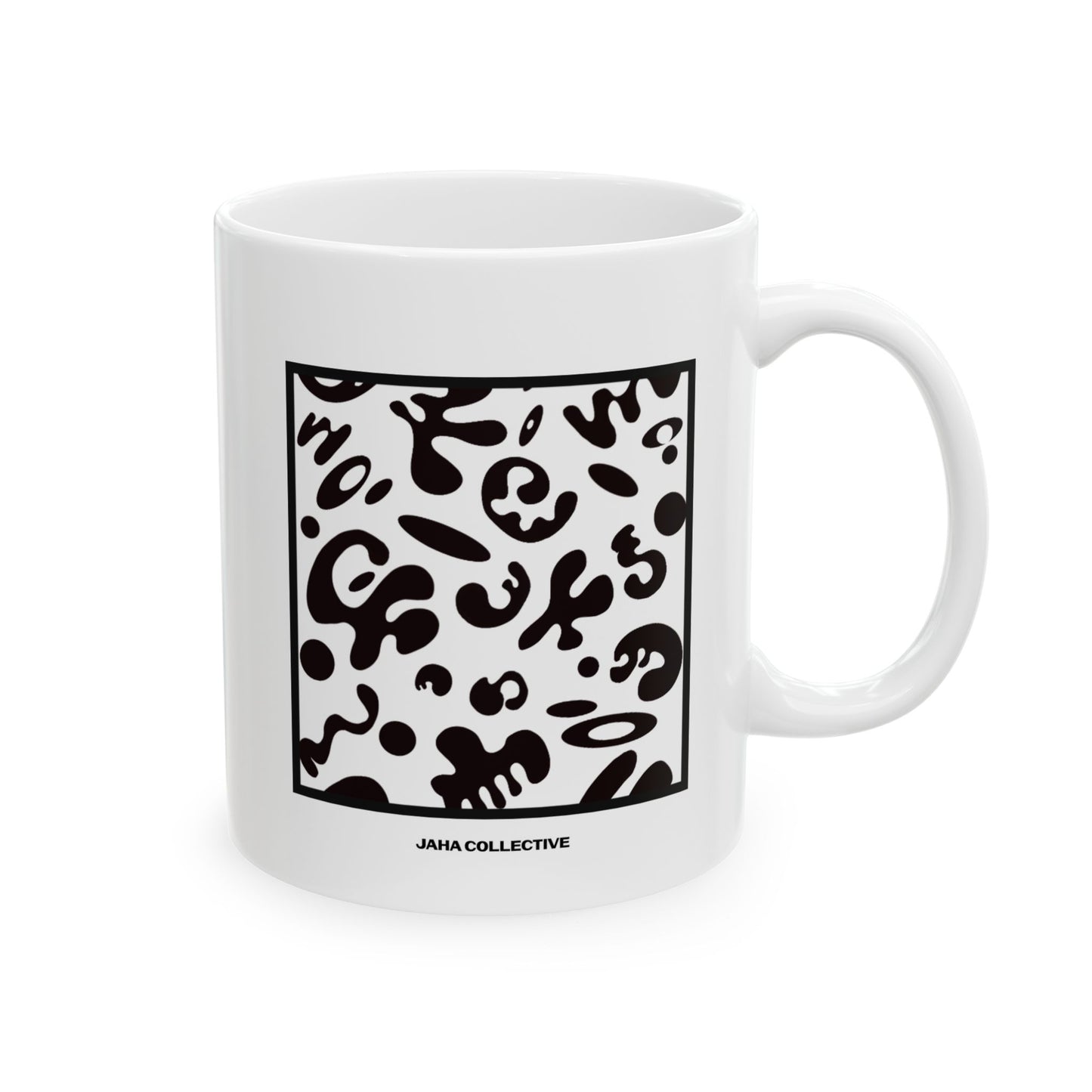 Adorn'd Minimalist Square White Ceramic Mug