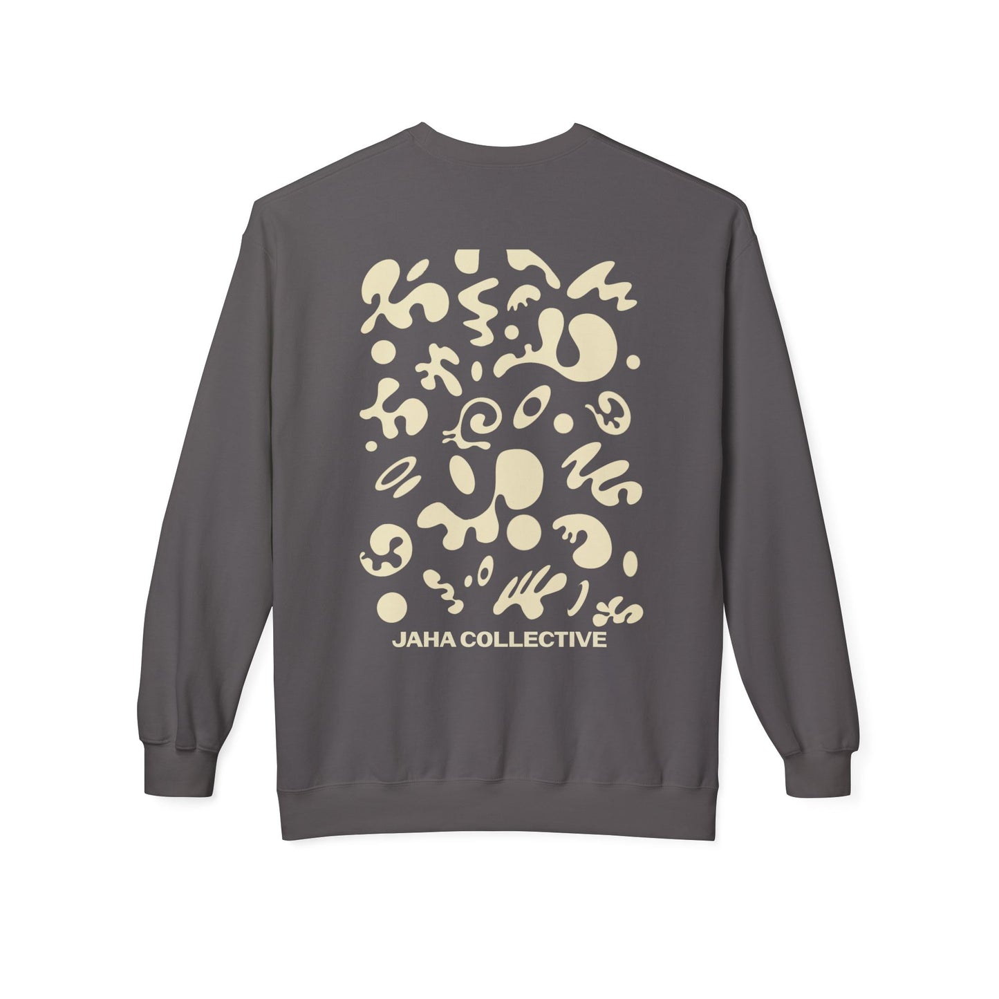 Pure Imagination Unisex Midweight Softstyle Fleece Crewneck Sweatshirt - Blank Page White Print