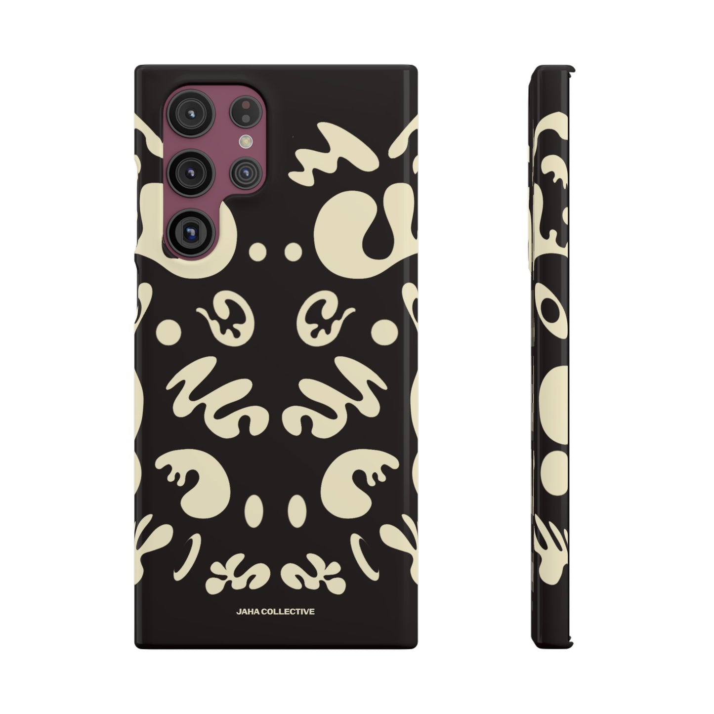 Mirror Work Snap Case - Smoke Signal Black