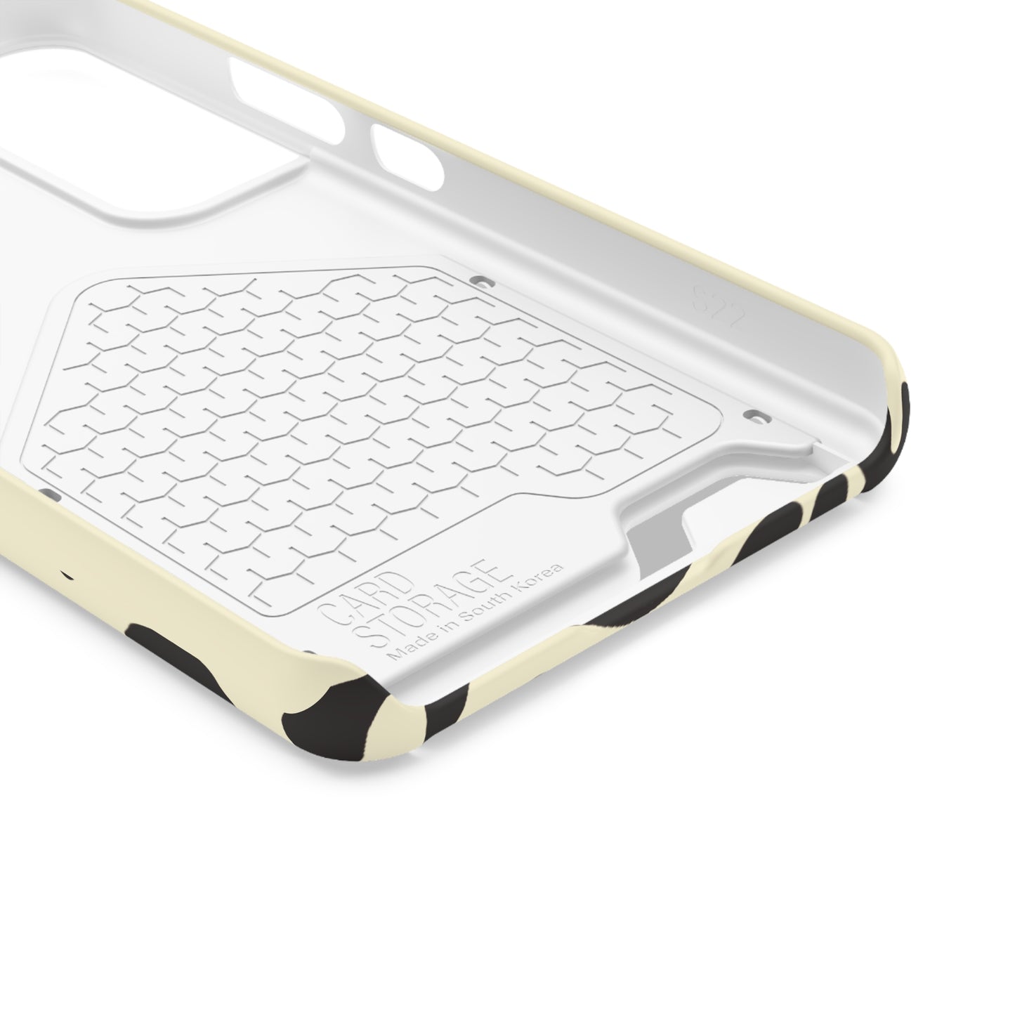 Pure Imagination Phone Case w Card Holder - Blank Page White