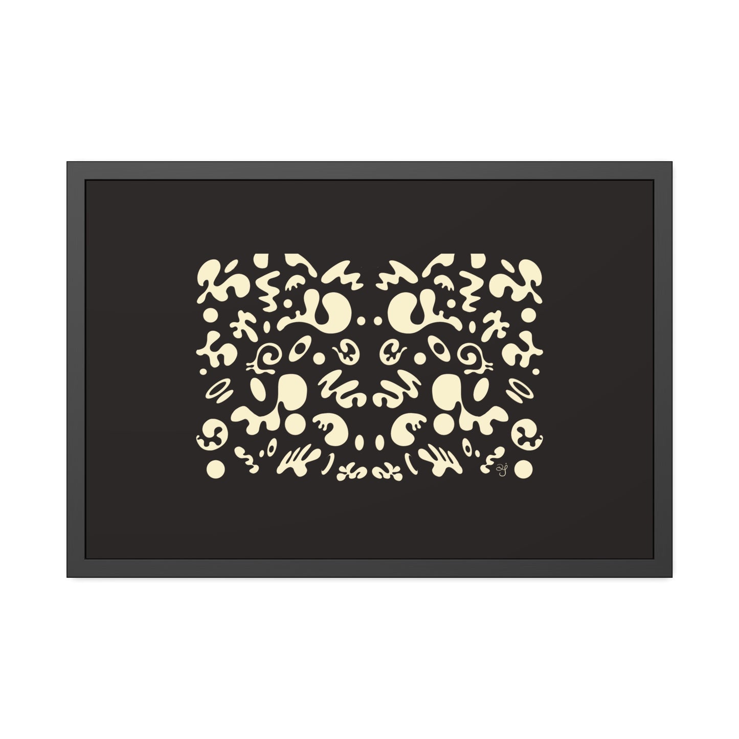 Mirror Work Framed Rolled Poster - Smoke Signal