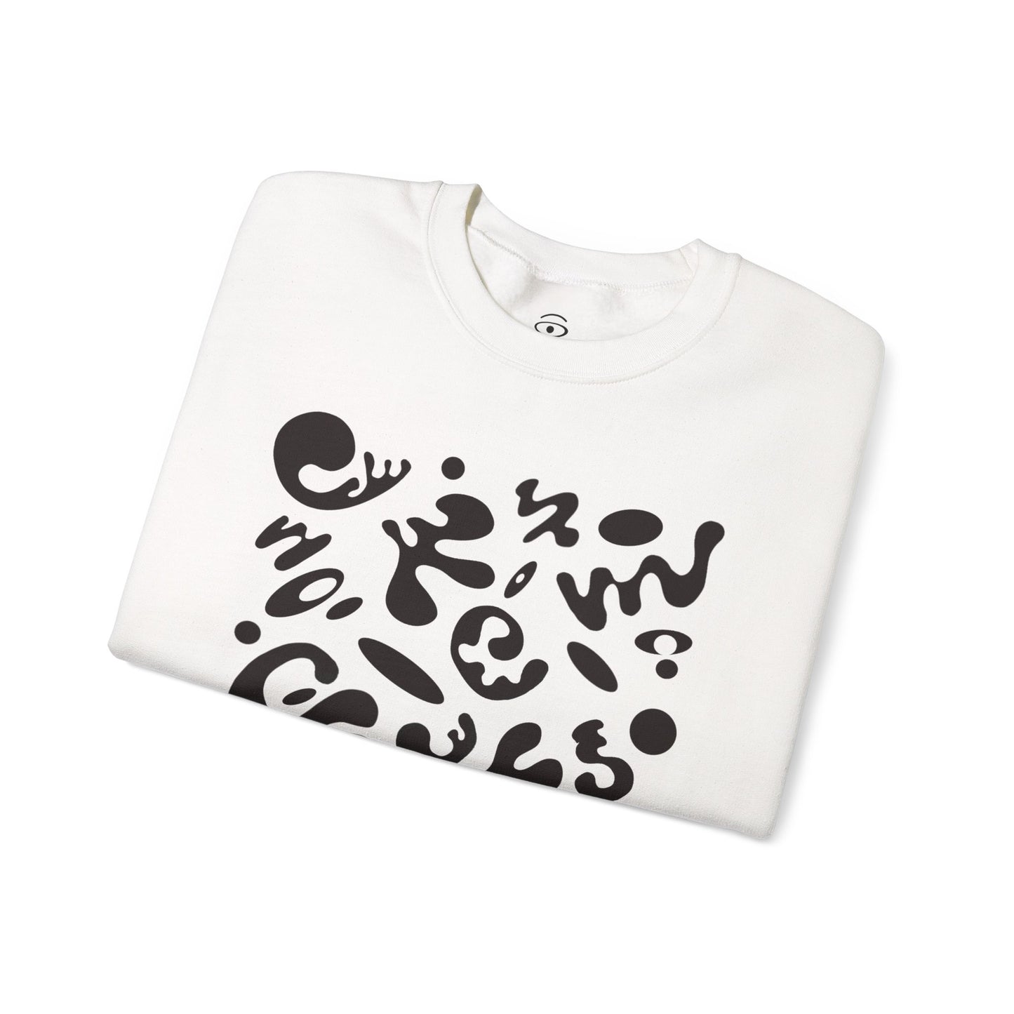 Pure Imagination Unisex Heavy Blend™ Crewneck Sweatshirt- Smoke Signal Black Print