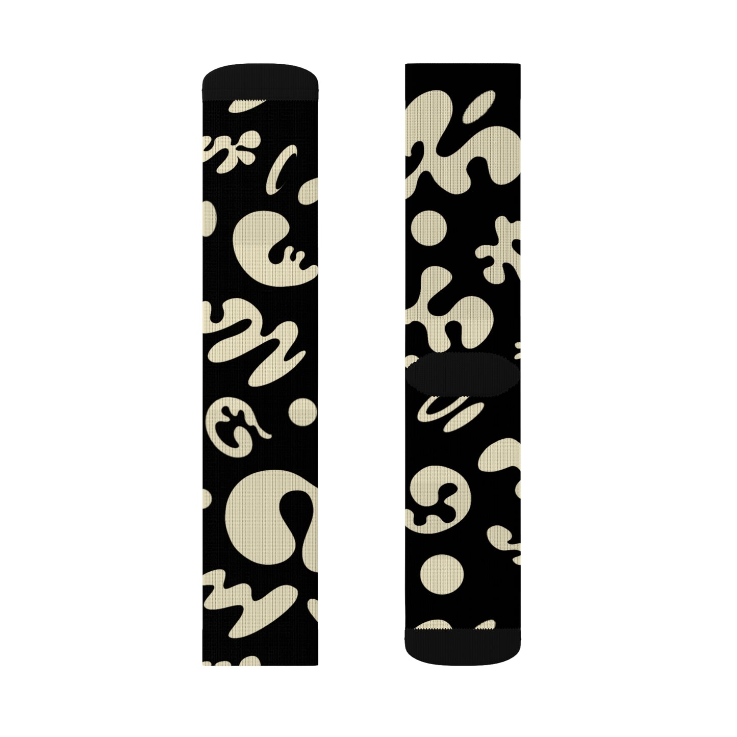 Pure Imagination Print Socks - Smoke Signal Black