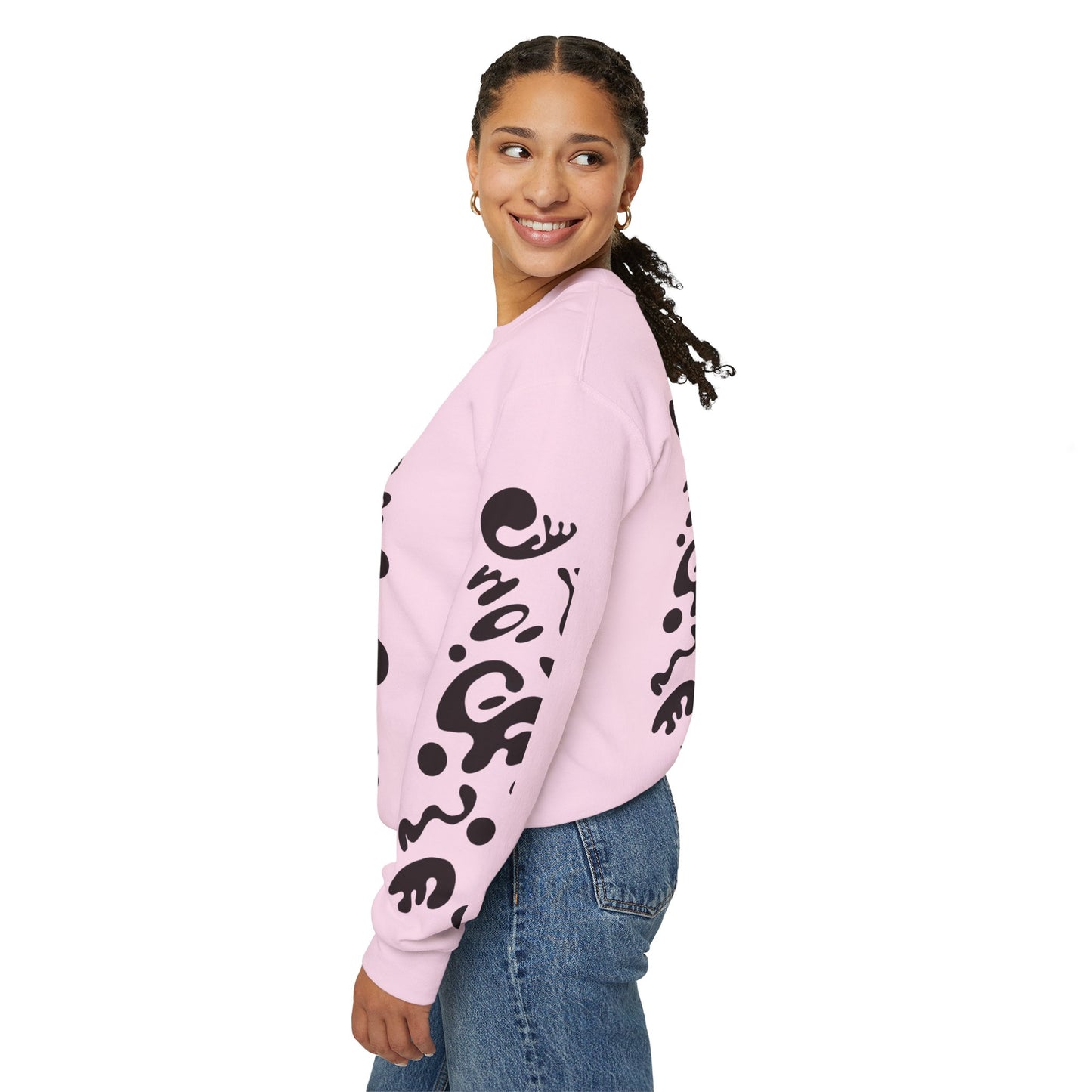 Pure Imagination Unisex Heavy Blend™ Crewneck Sweatshirt- Smoke Signal Black Print