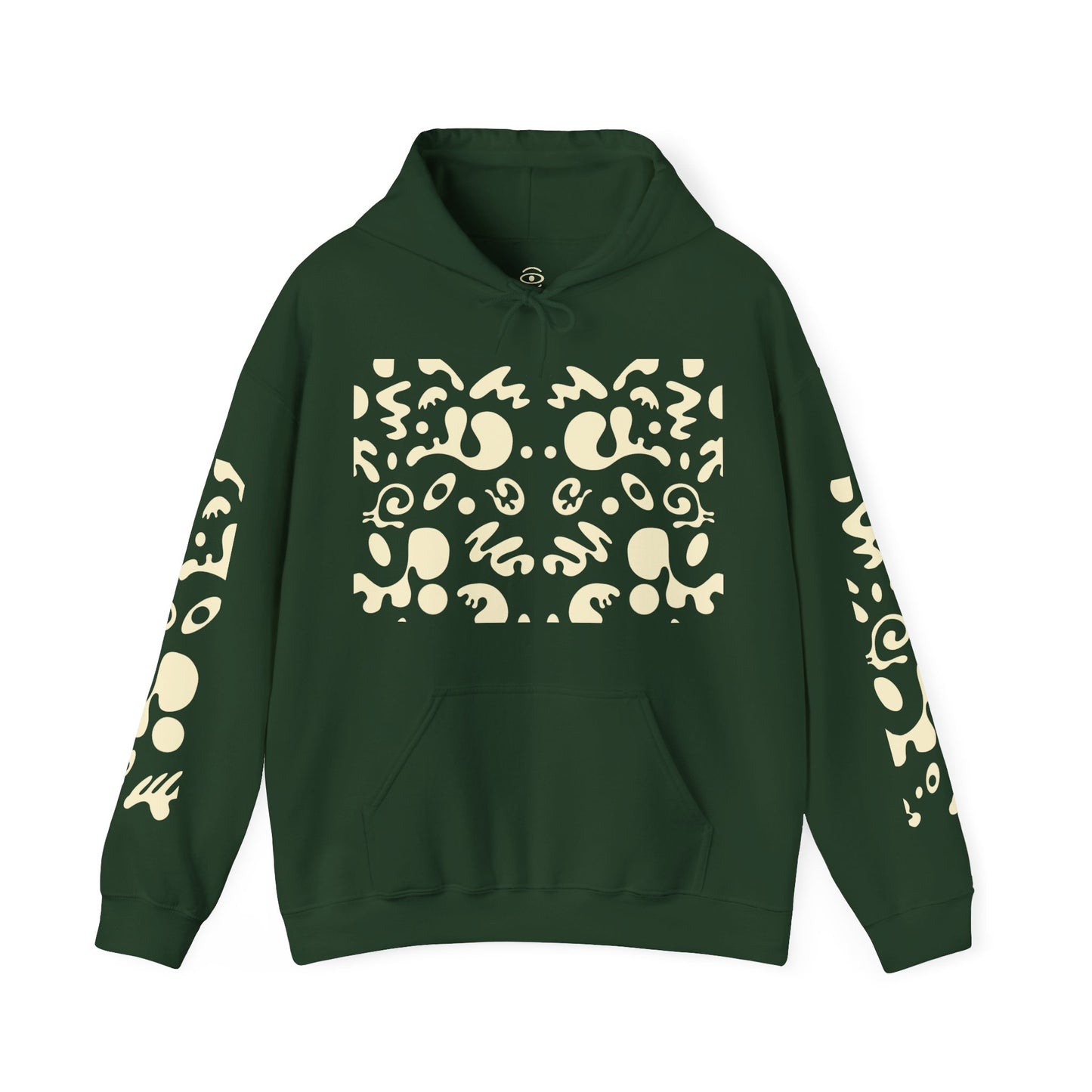 Mirror Work Unisex Heavy Blend™ Hooded Sweatshirt - Blank Page White Print