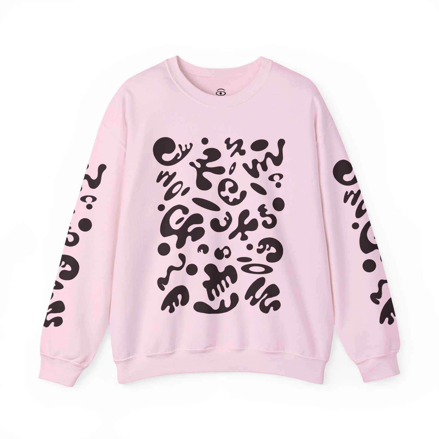 Pure Imagination Unisex Heavy Blend™ Crewneck Sweatshirt- Smoke Signal Black Print