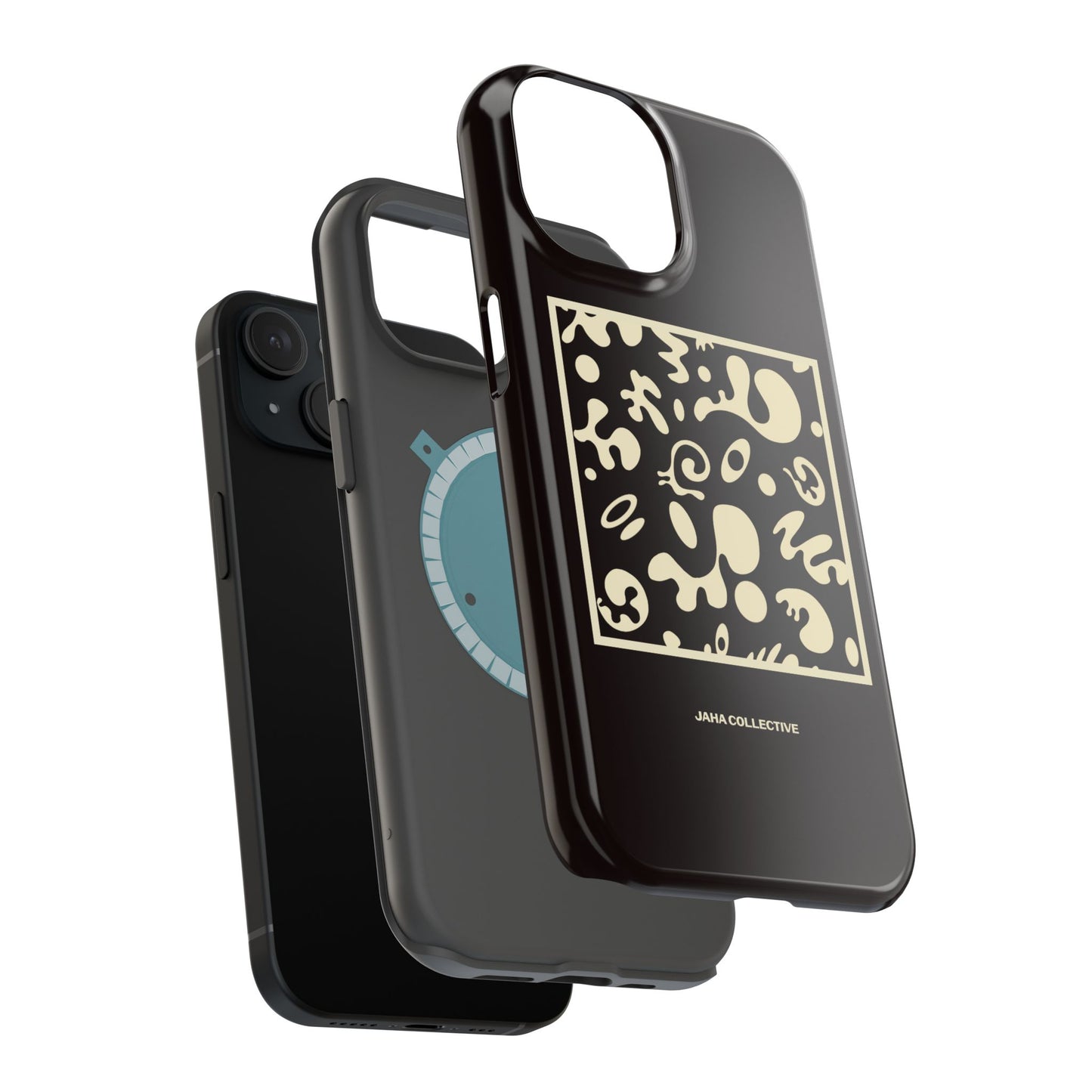 Adorn'd Minimalist Square MagSafe Tough Case - Smoke Signal