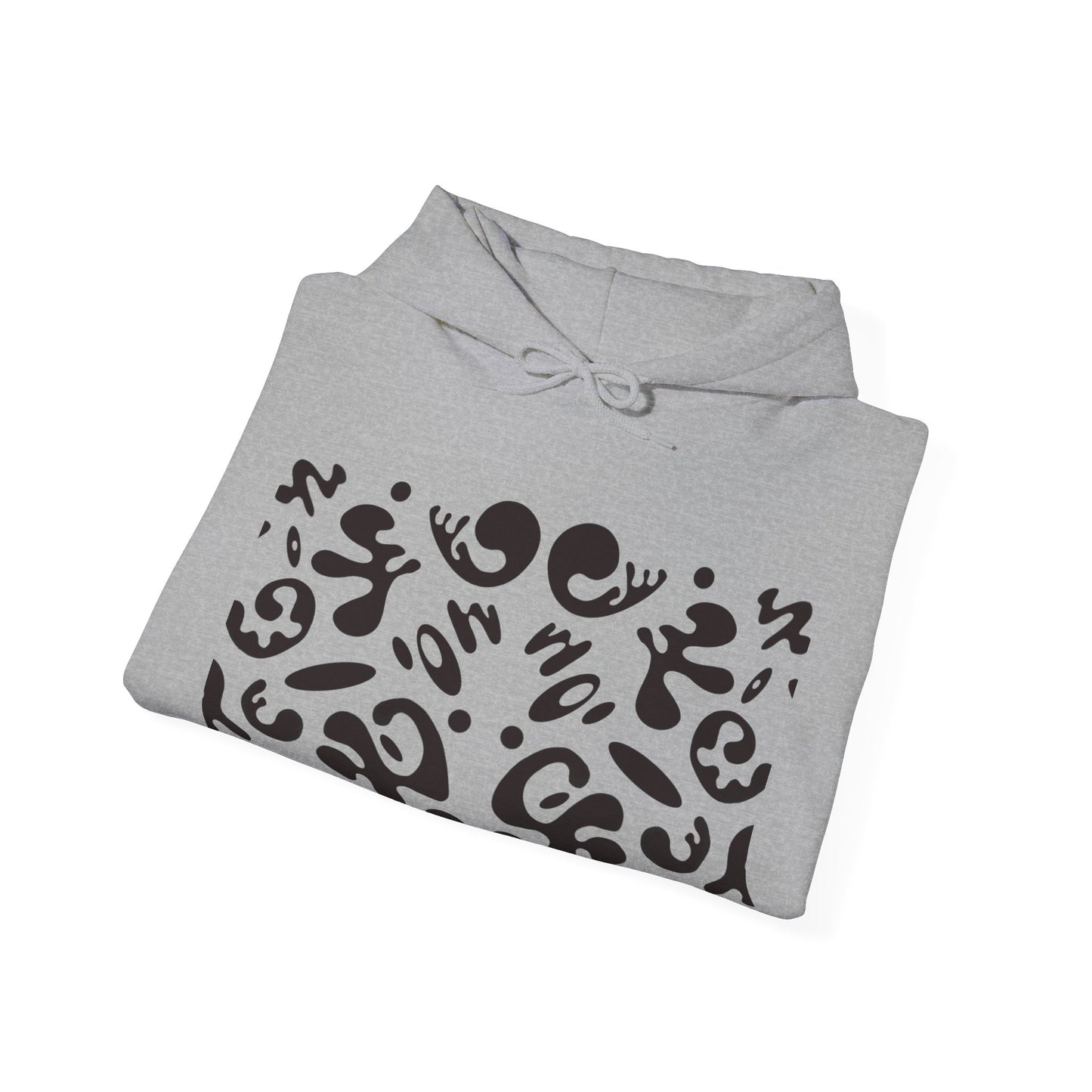 Mirror Work Unisex Heavy Blend™ Hooded Sweatshirt - Smoke Signal Black Print