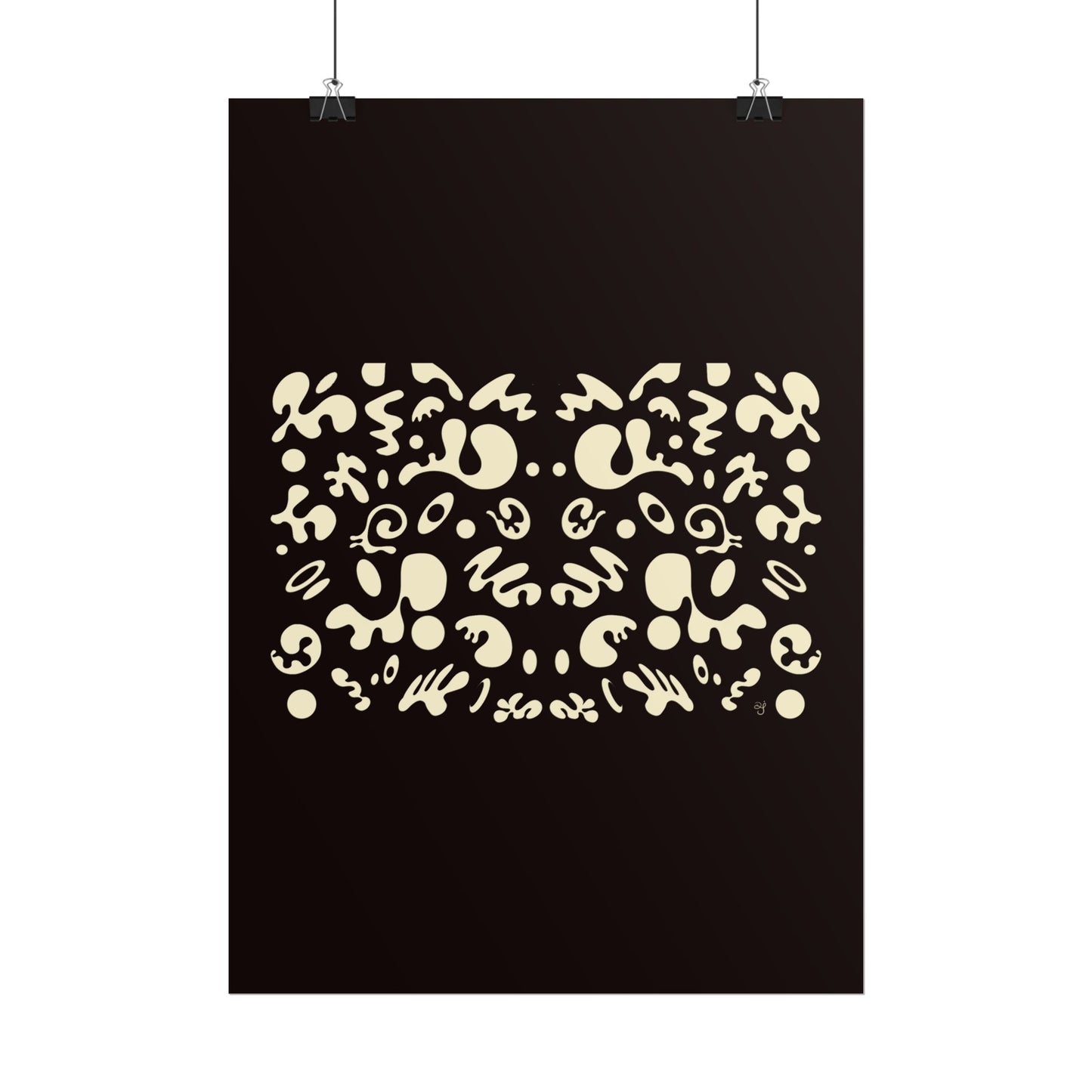 Mirror Work Rolled Poster (Portrait) - Smoke Signal