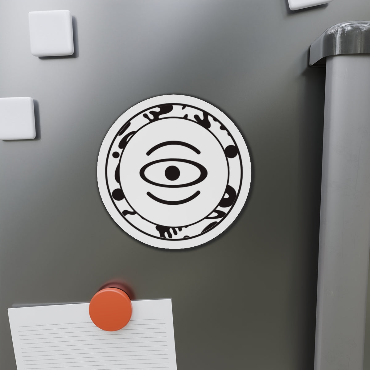 Adorn'd Logo Die Cut Magnet - Starlight White