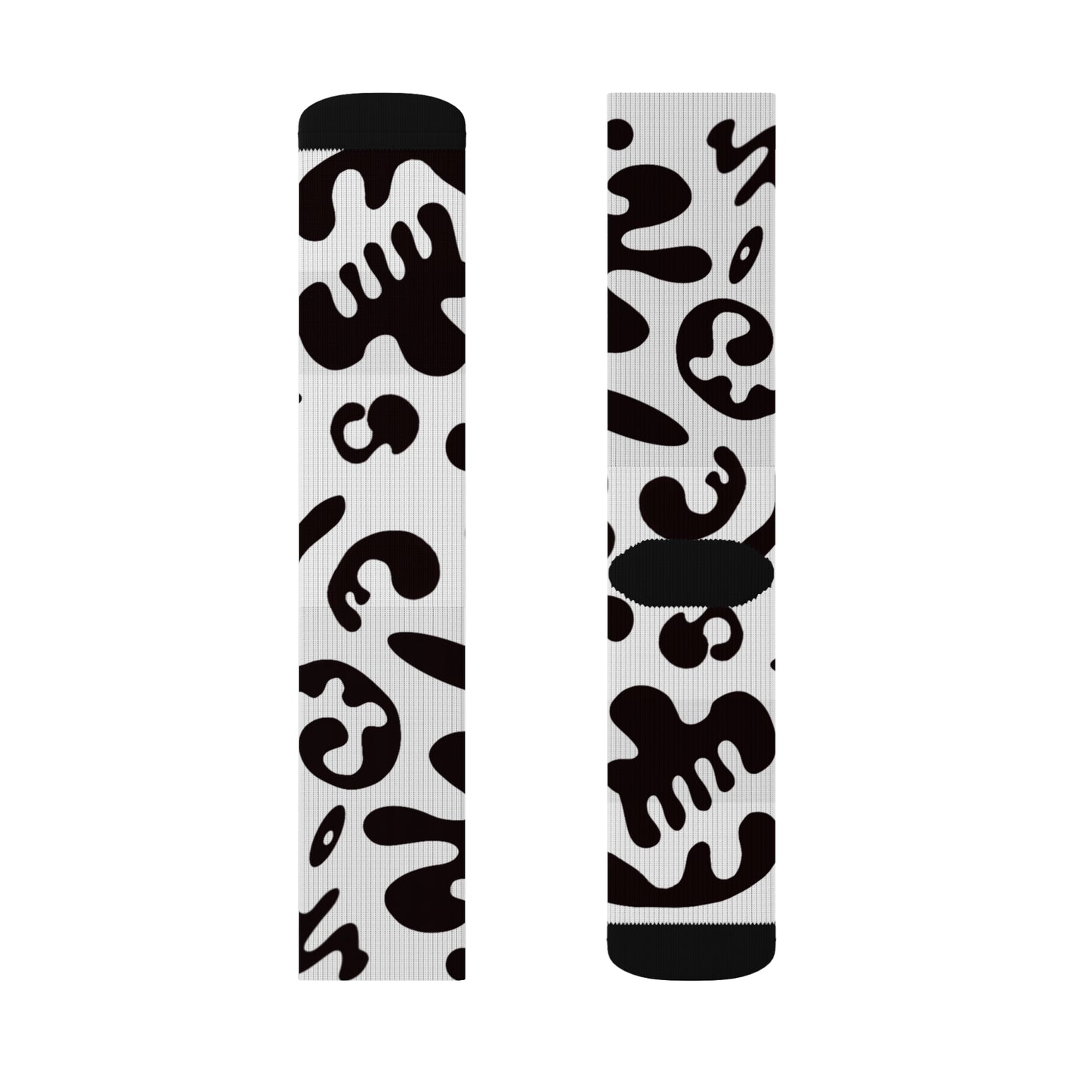 Pure Imagination Print Socks - Smoke Signal Black Print