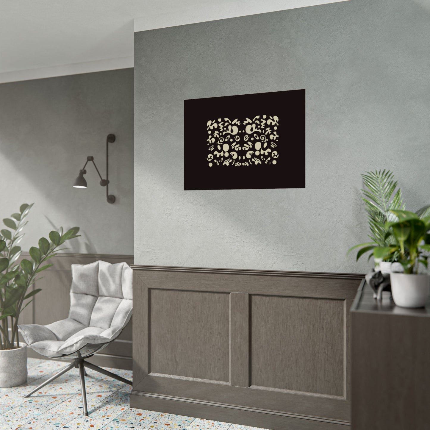 Mirror Work Rolled Poster (Landscape) - Smoke Signal