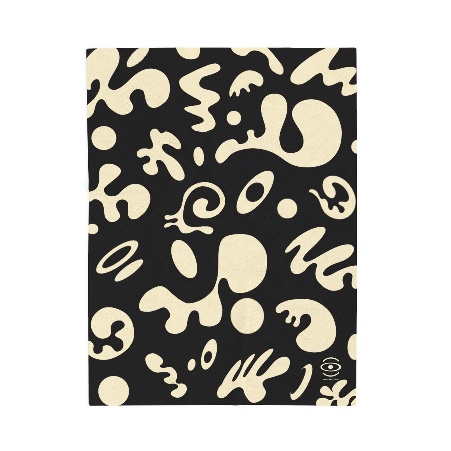 Pure Imagination Velveteen Plush Blanket - Smoke Signal Black