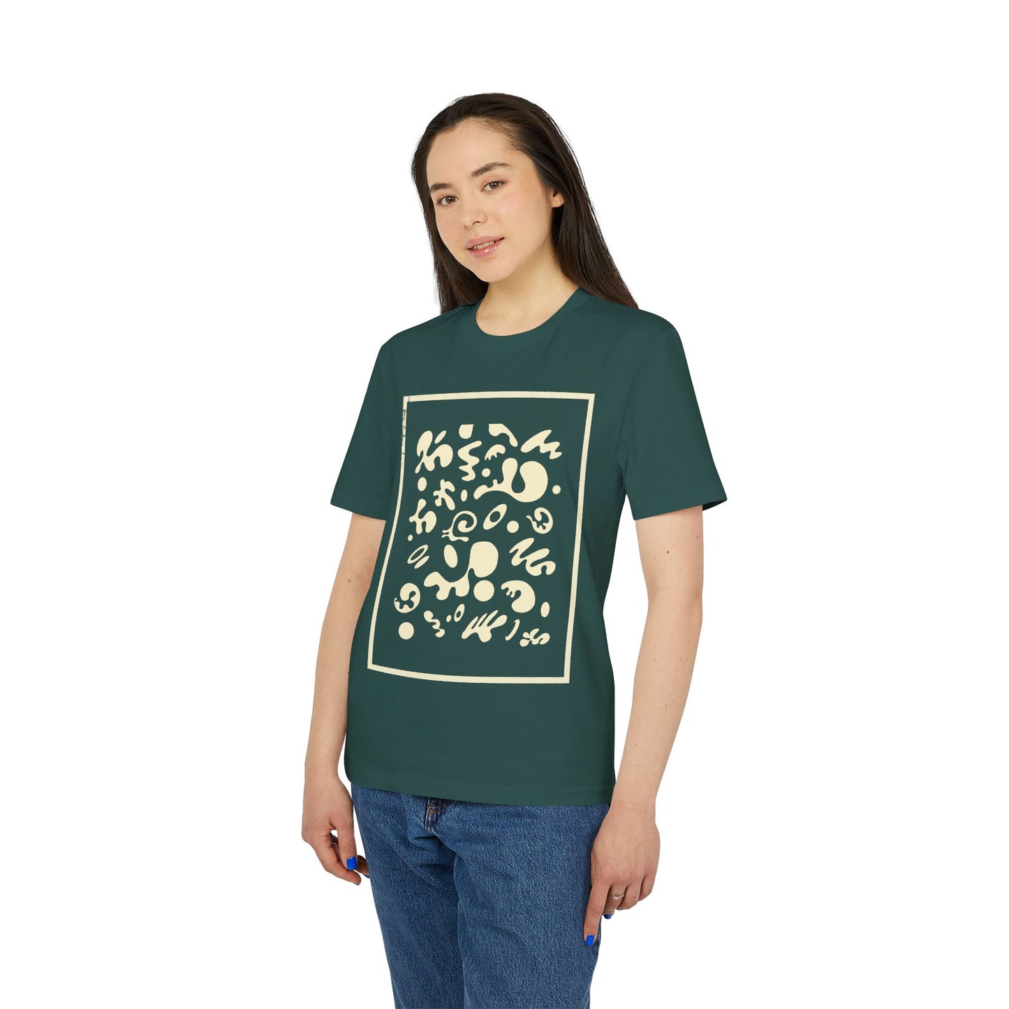 Deep Dream Unisex T-shirt - Blank Page White
