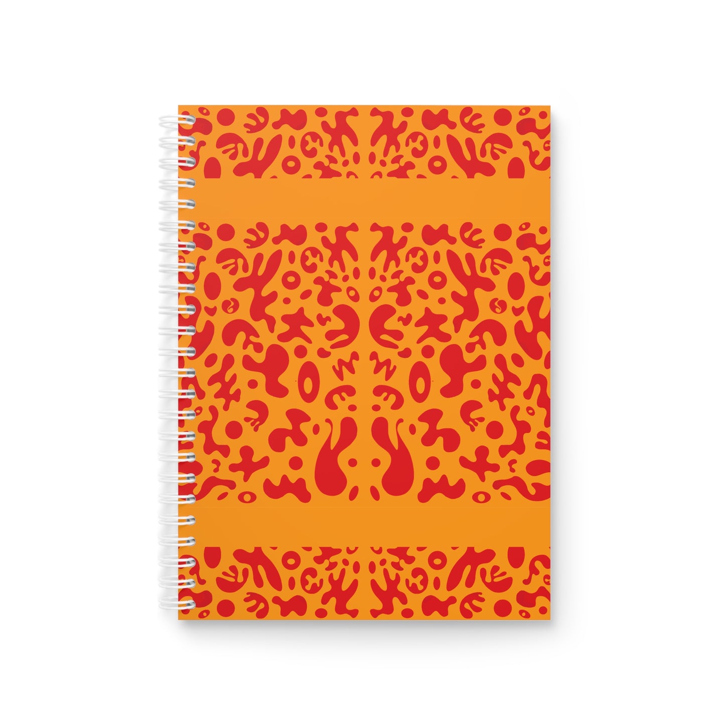 Mirror Work Color Spiral Notebook (Wide Ruled) - Heat Theory