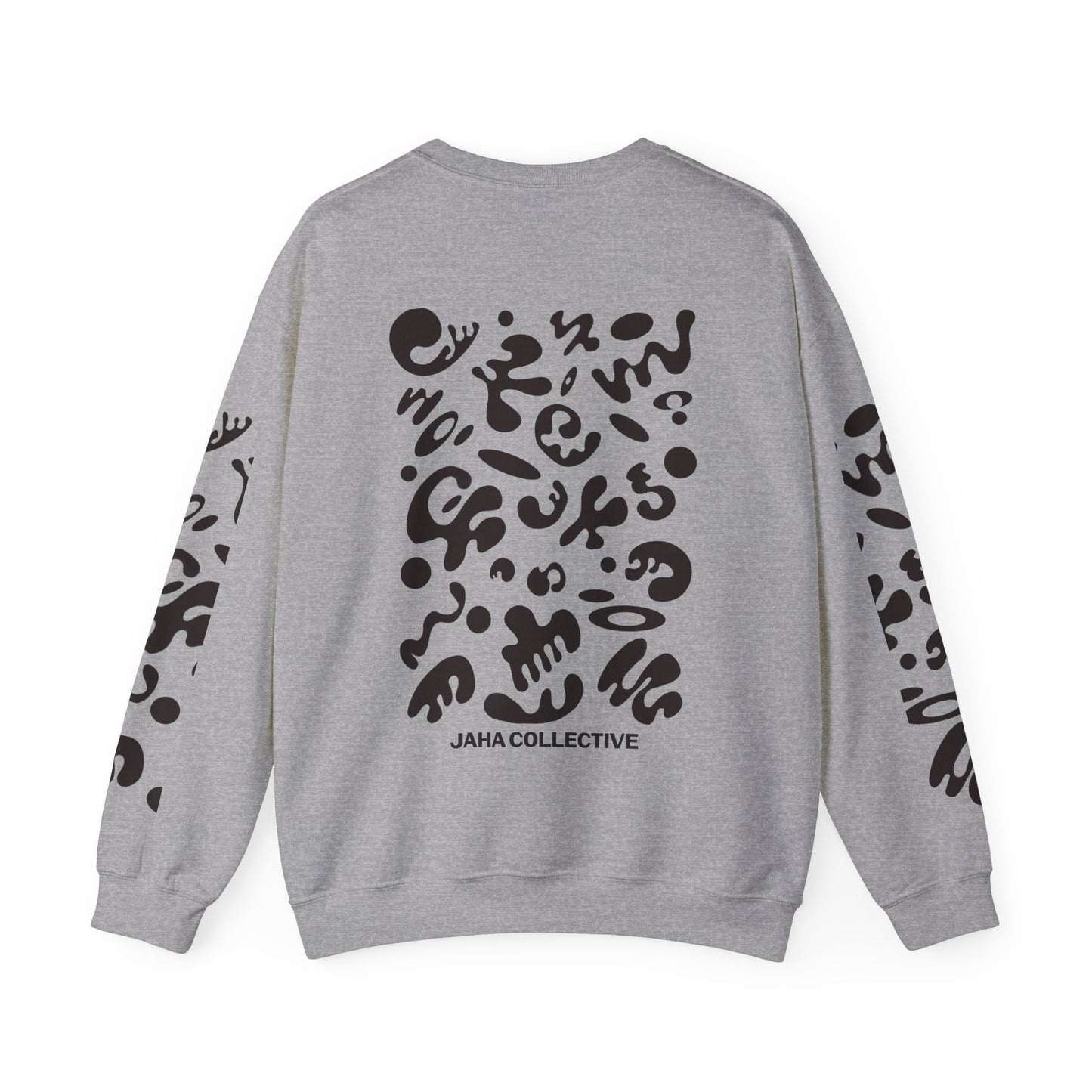Pure Imagination Unisex Heavy Blend™ Crewneck Sweatshirt- Smoke Signal Black Print