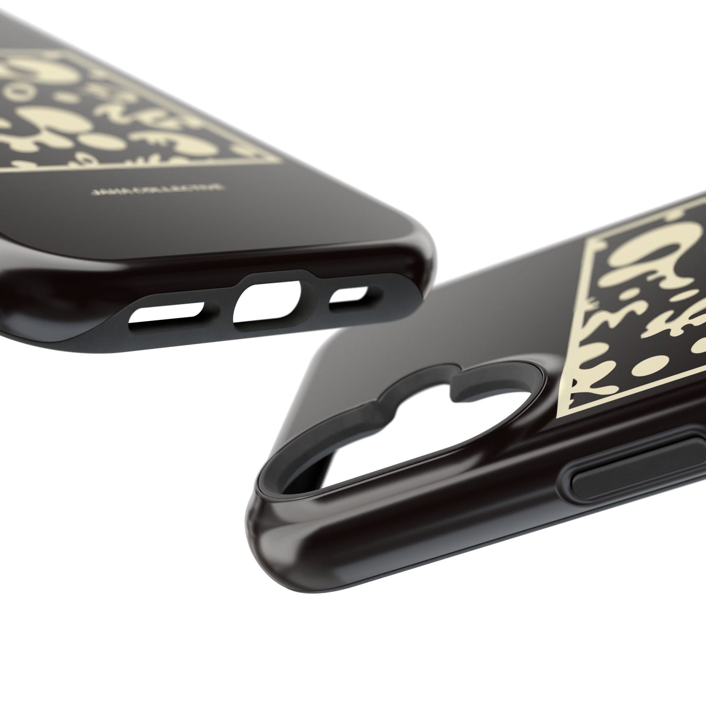 Adorn'd Minimalist Square MagSafe Tough Case - Smoke Signal