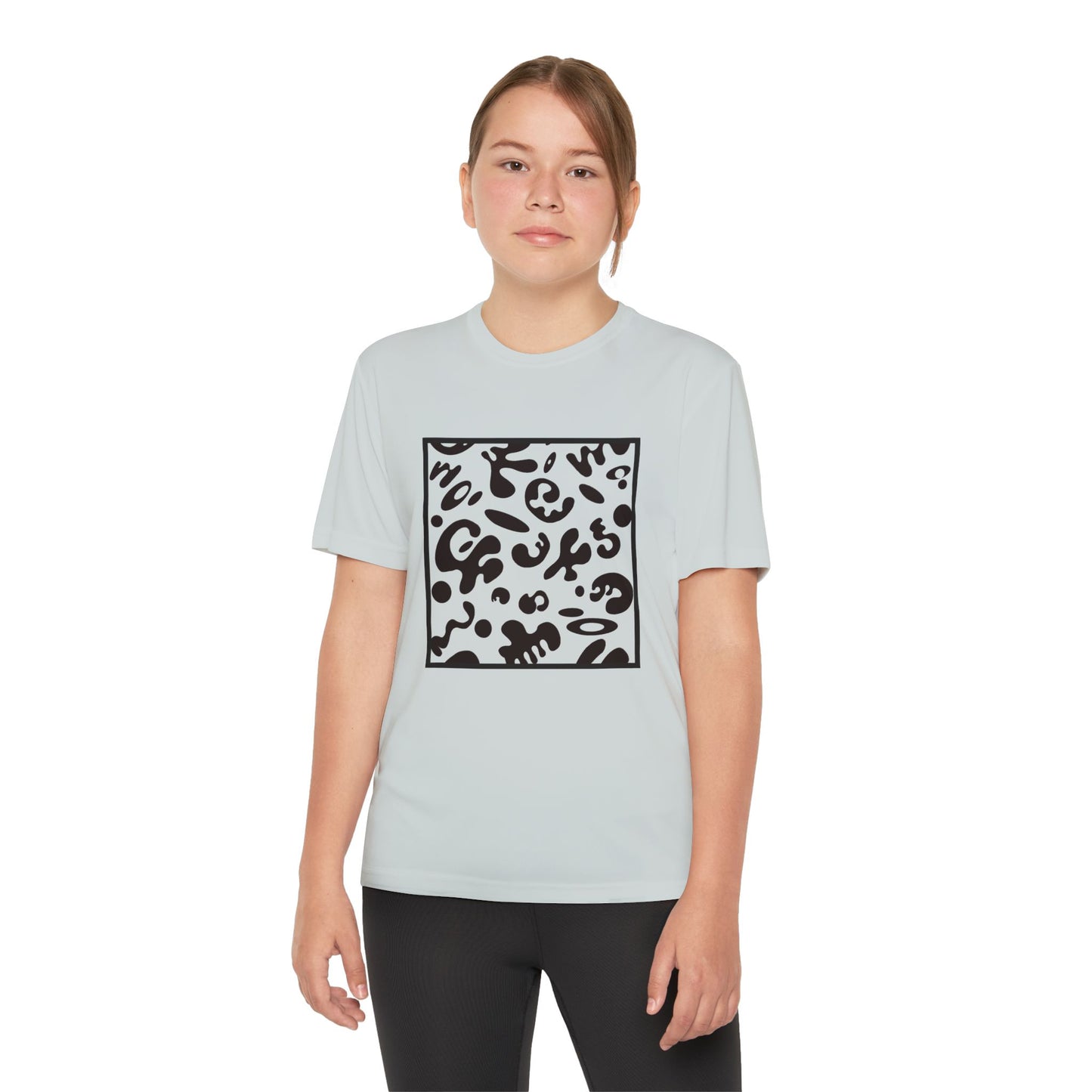 Adorn'd Youth Competitor Graphic Tee - Smoke Signal Black