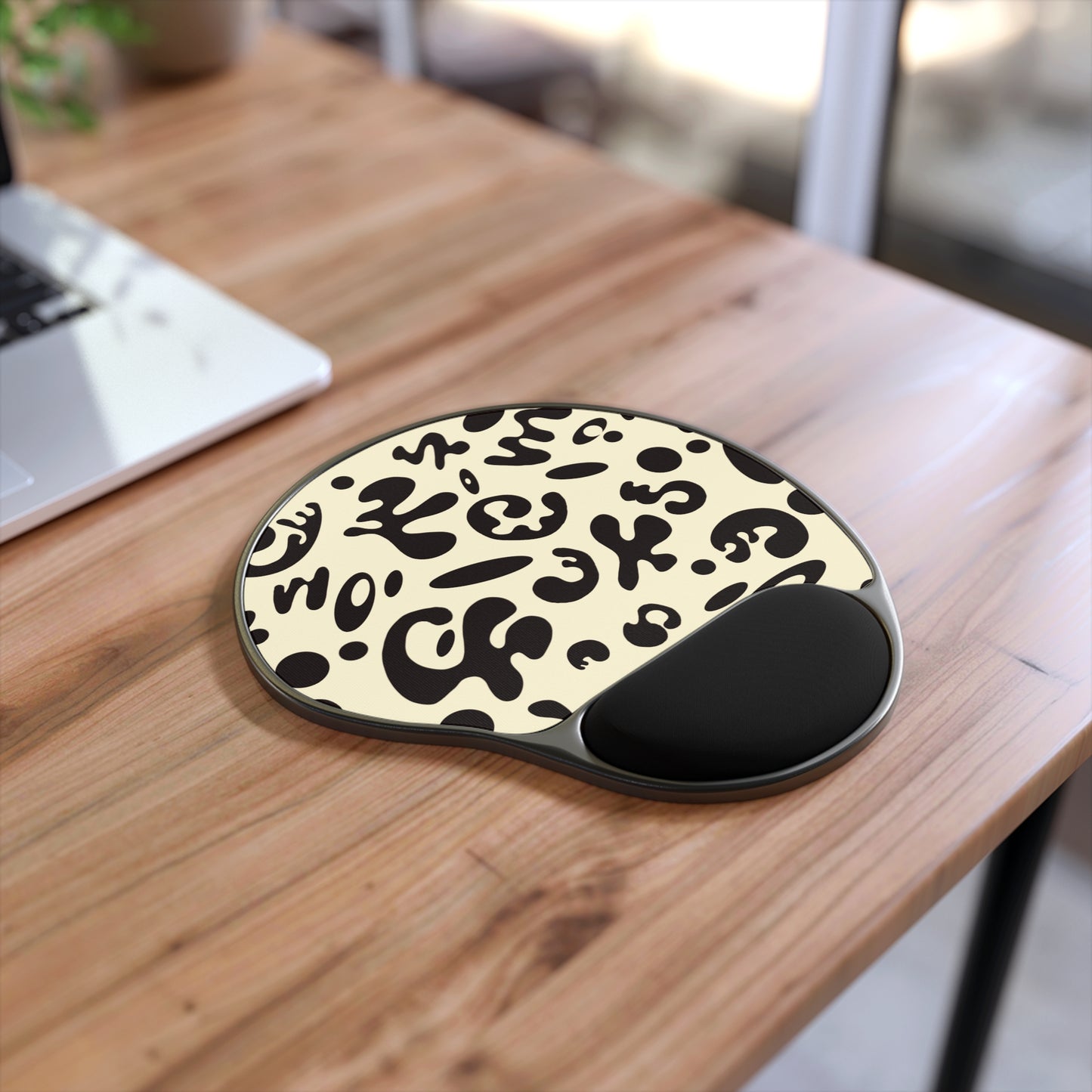 Pure Imagination Mouse Pad w Wrist Rest - Blank Page White