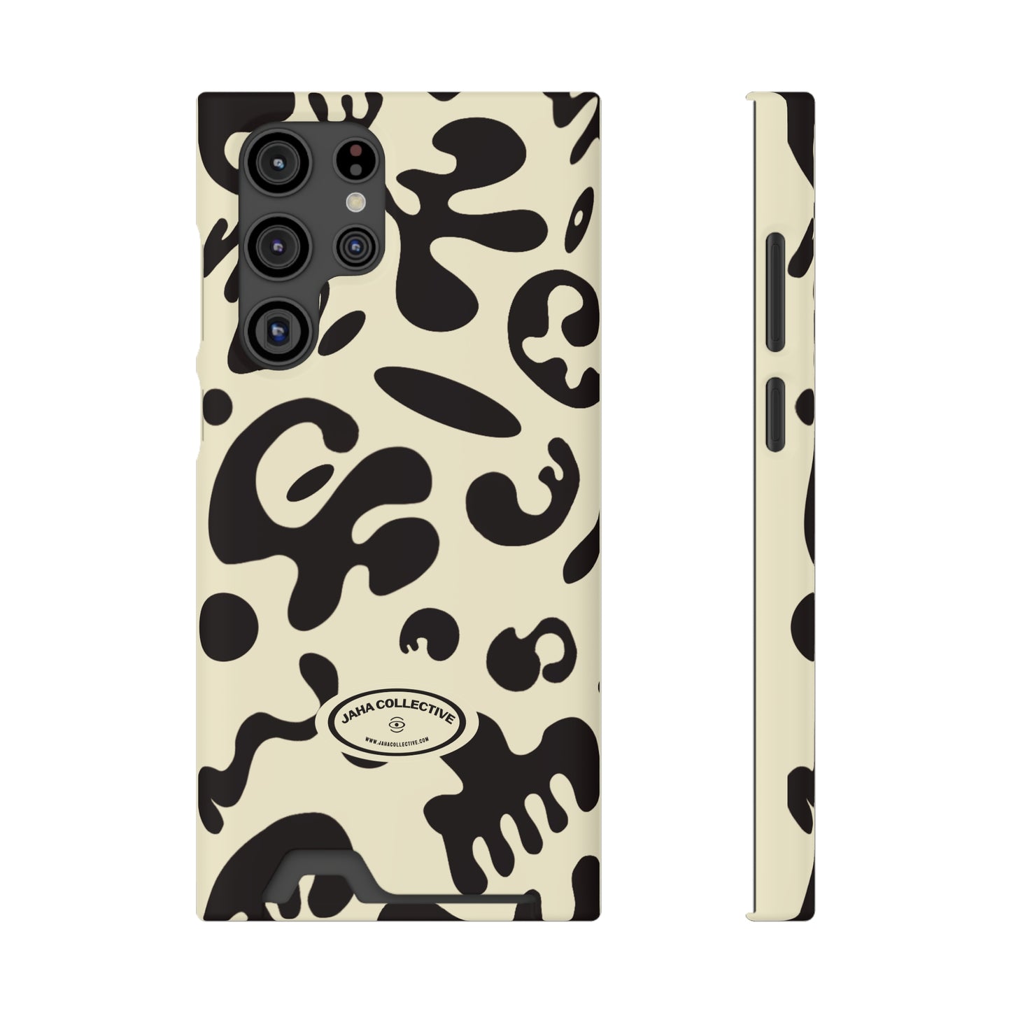 Pure Imagination Phone Case w Card Holder - Blank Page White