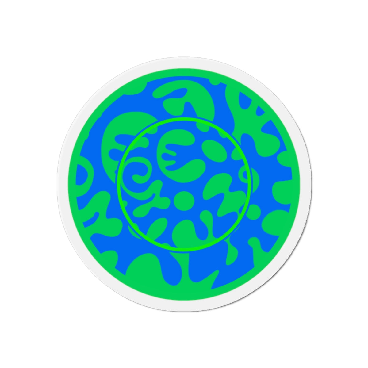 Adorn'd Color Die Cut Magnet - Tide Pool