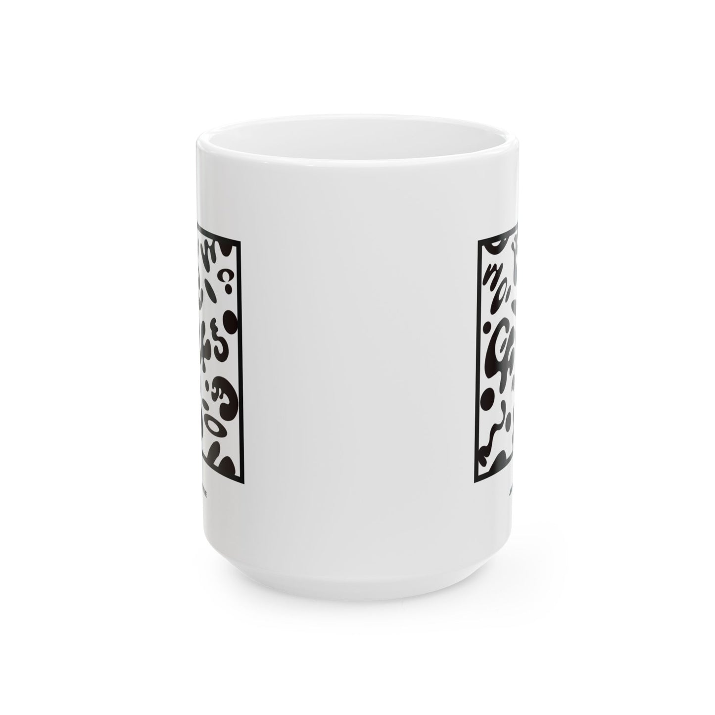 Adorn'd Minimalist Square White Ceramic Mug