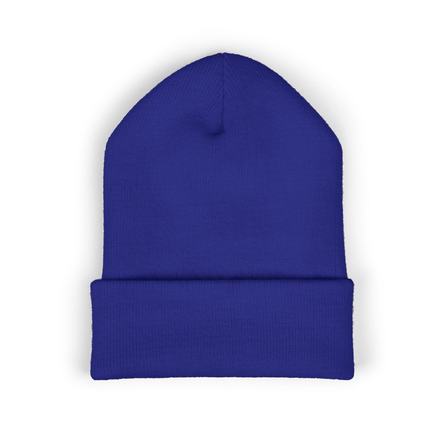Adorn'd Logo Embroidered Classic Cuffed Beanie - Starlight White