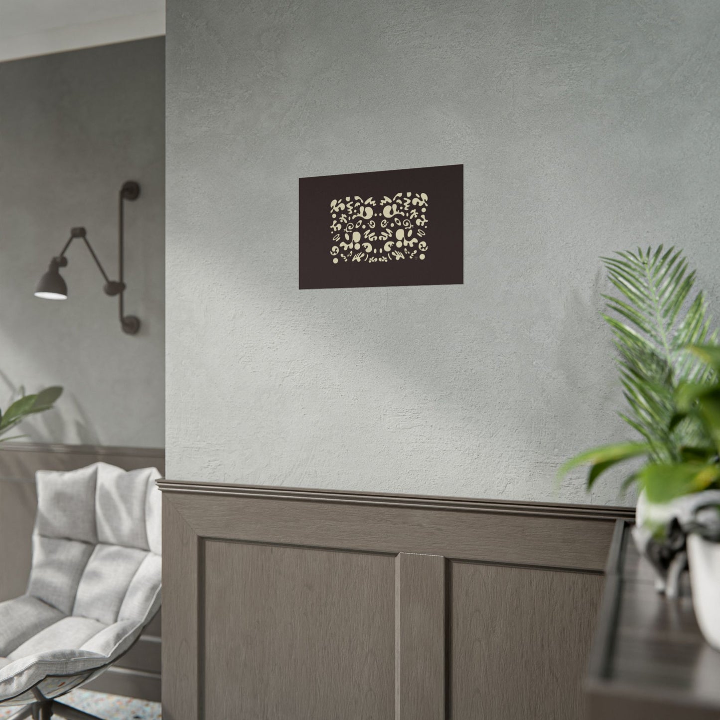 Mirror Work Rolled Poster (Landscape) - Smoke Signal