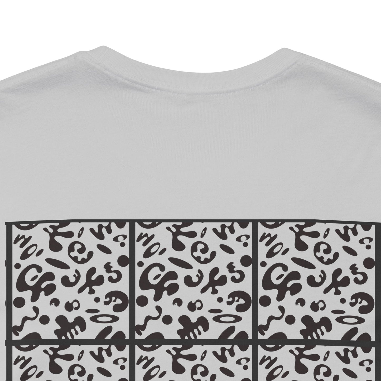 Adorn'd Unisex Jersey Short Sleeve Tee - Smoke Signal Black Print