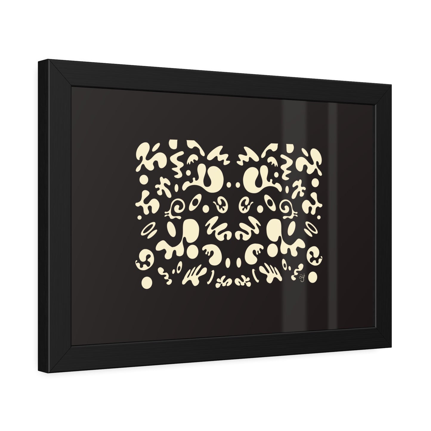 Mirror Work Framed Rolled Poster - Smoke Signal