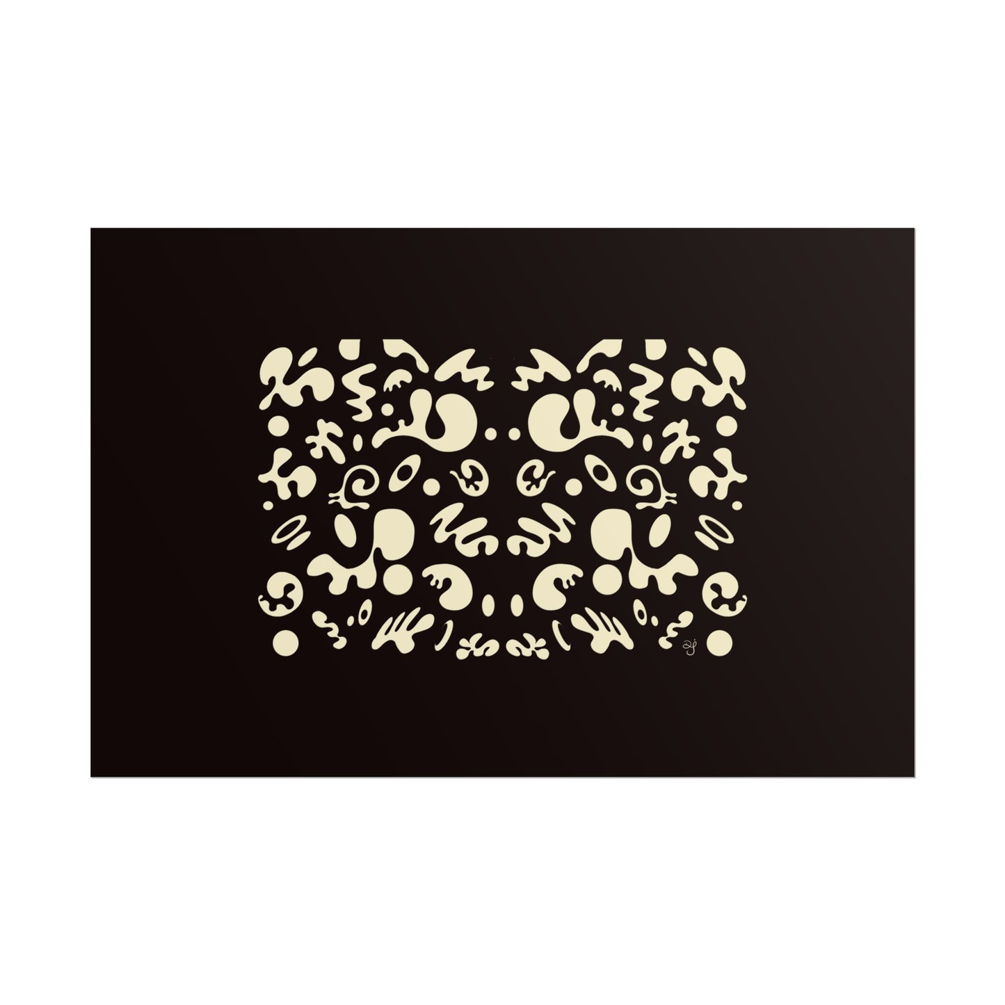 Mirror Work Rolled Poster (Landscape) - Smoke Signal