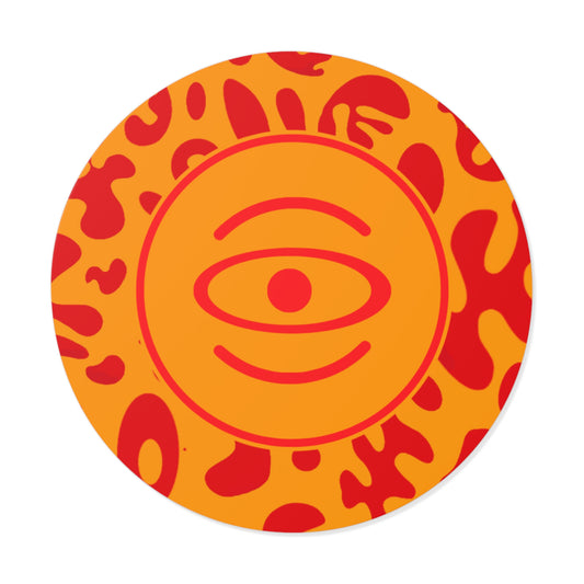 Adorn'd Logo Round Vinyl Stickers - Heat Theory