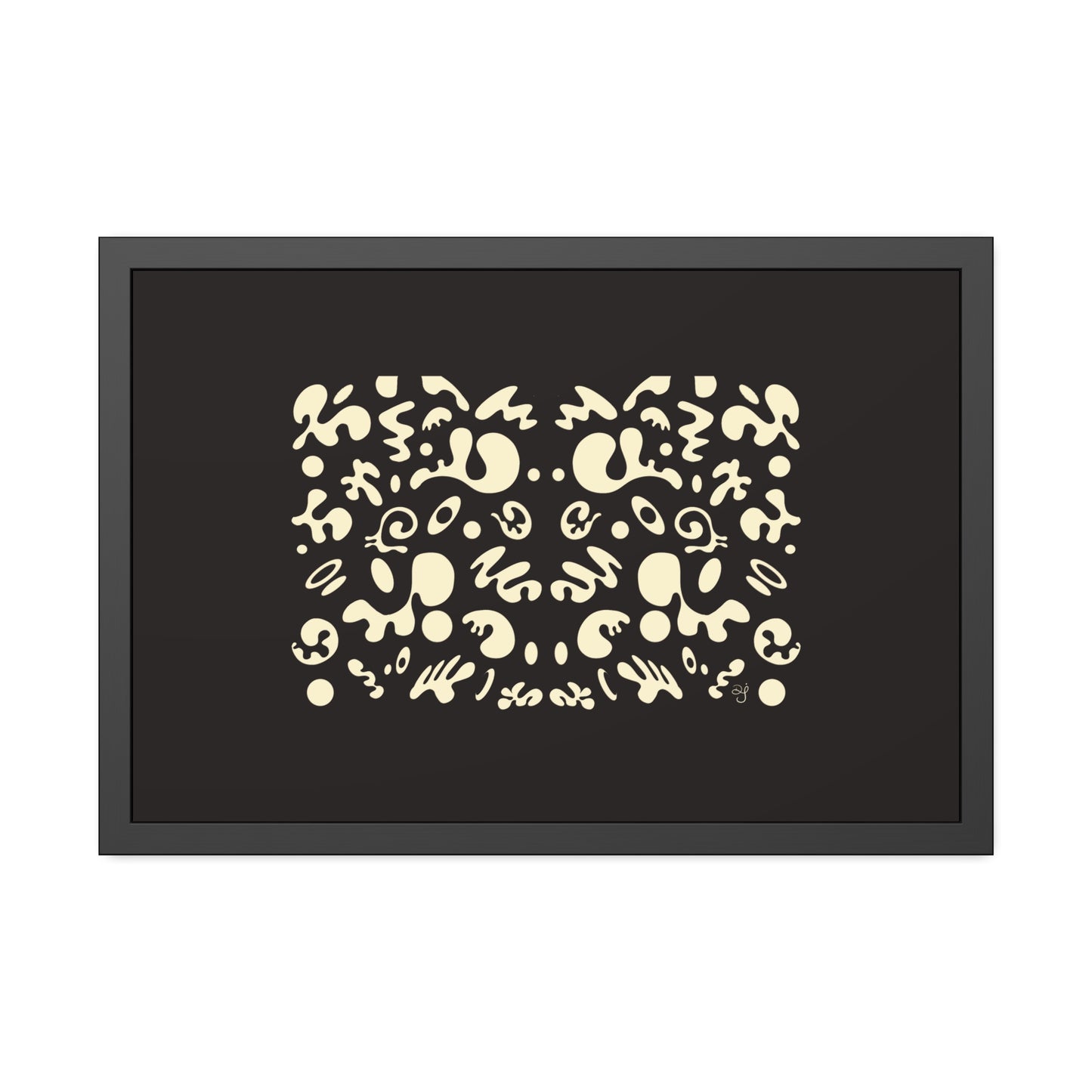 Mirror Work Framed Rolled Poster - Smoke Signal