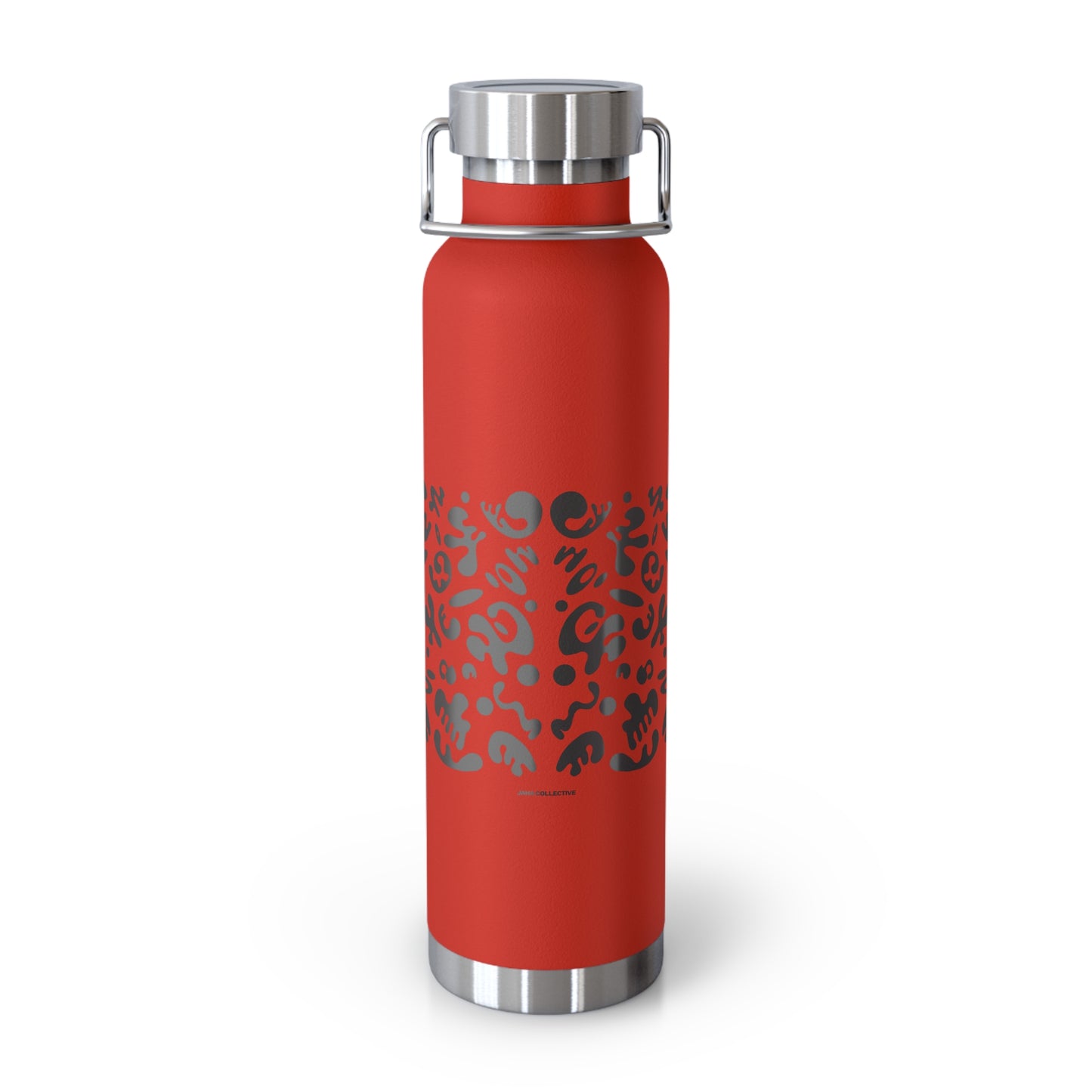 Mirror Work Copper Vacuum Insulated Water Bottle (22oz) - Smoke Signal Black