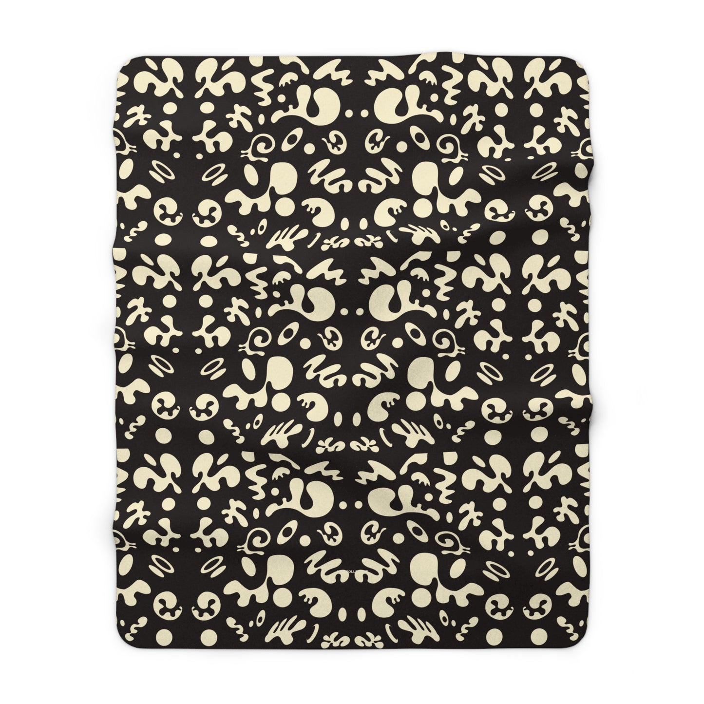 Mirror Work Sherpa Fleece Blanket - Smoke Signal