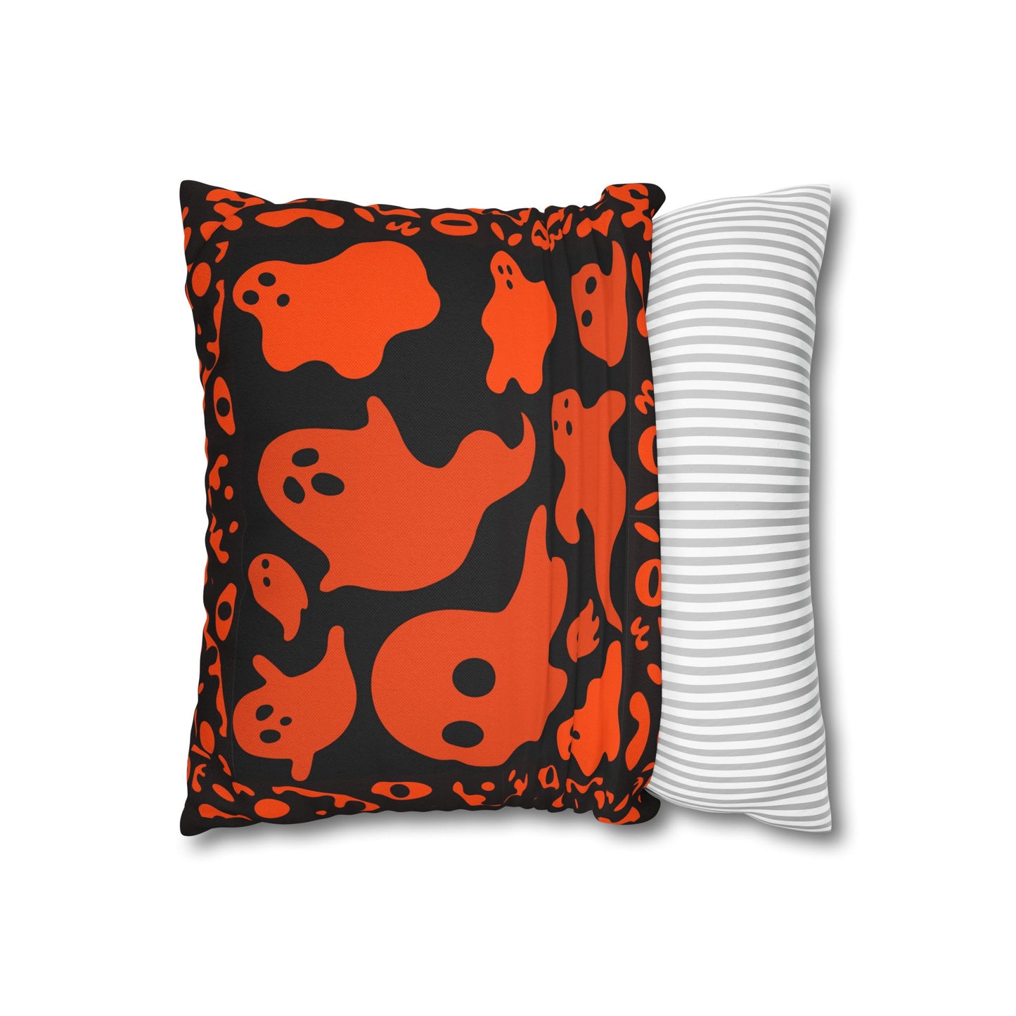 Boo Thing Spun Polyester Square Pillowcase - Black Magic Woman