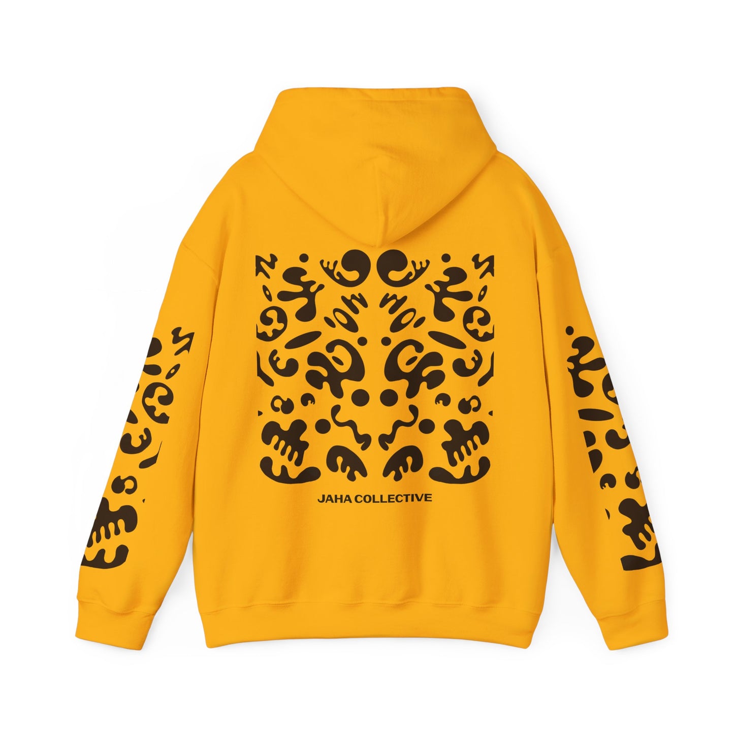 Mirror Work Unisex Heavy Blend™ Hooded Sweatshirt - Smoke Signal Black Print