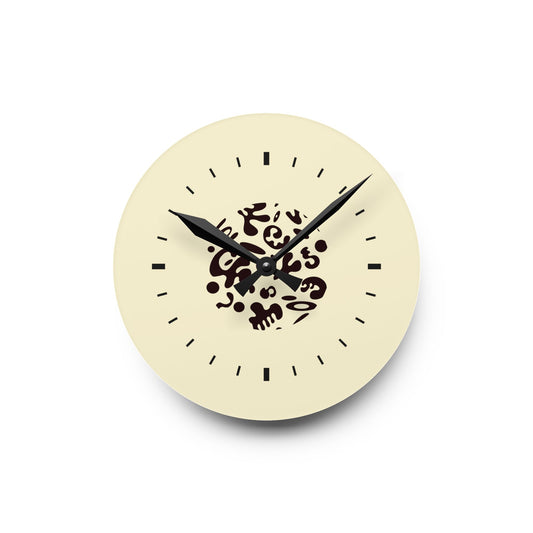 Adorn'd Minimalist Acrylic Wall Clock