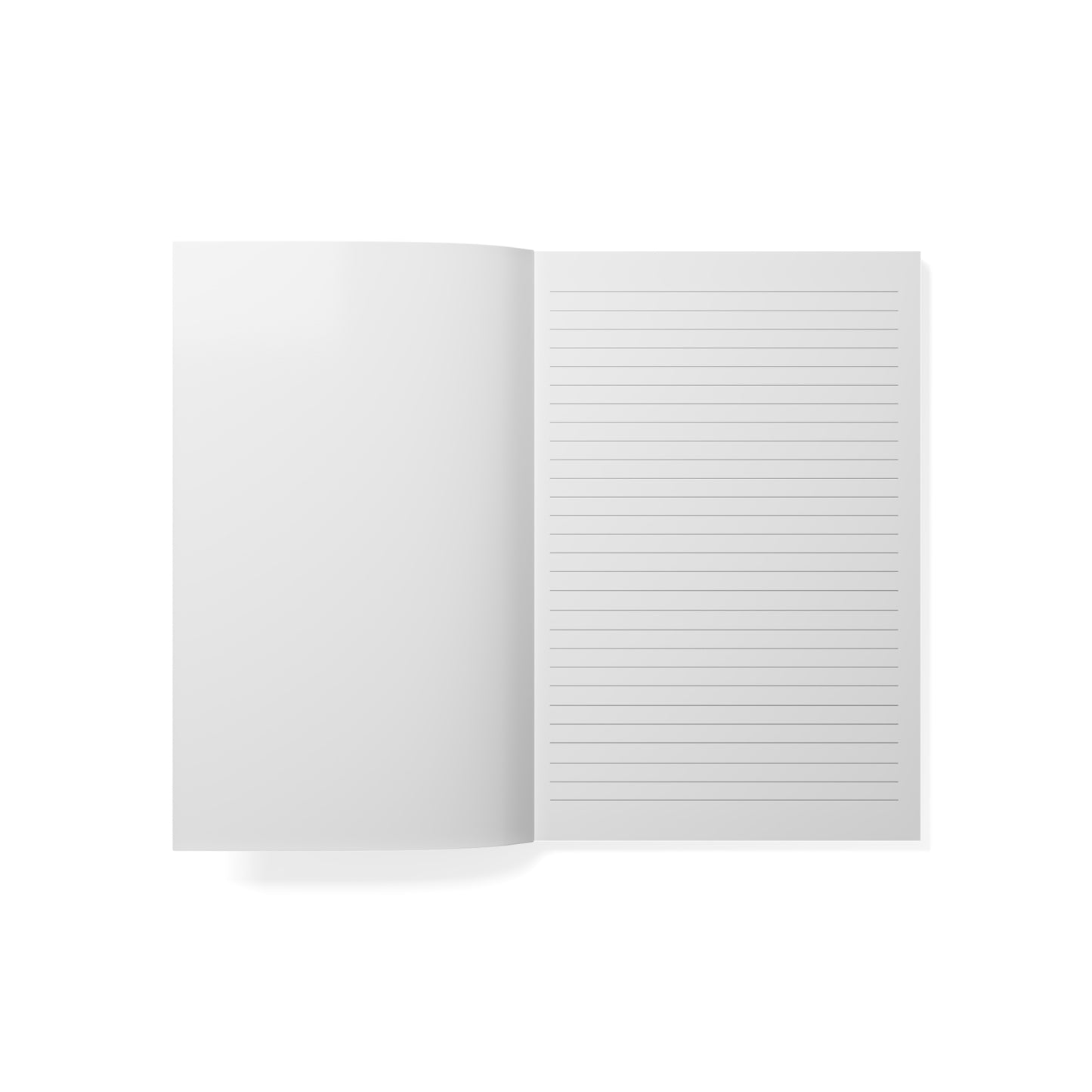 Deep Dream Softcover A5 Notebook - Blank Page White