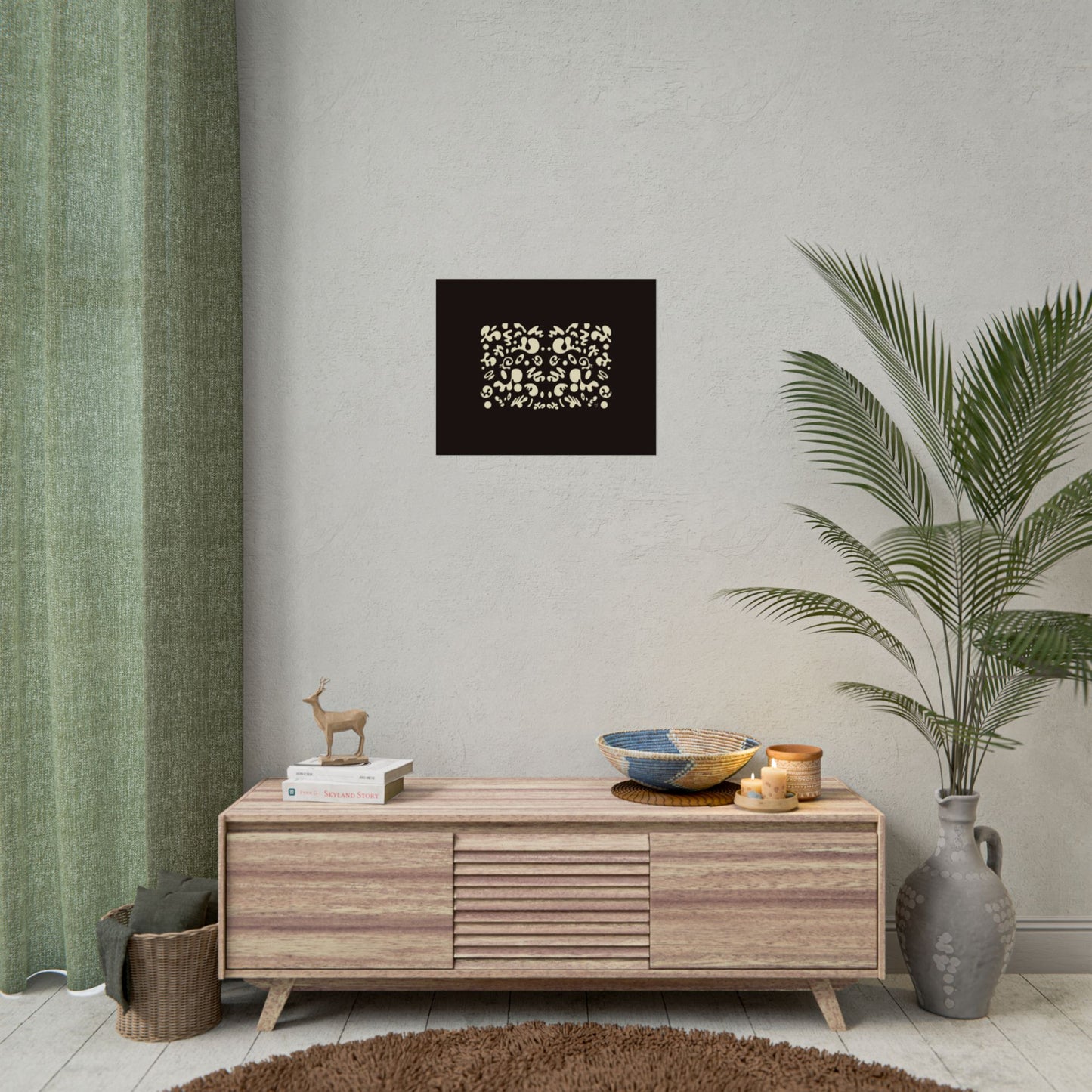 Mirror Work Rolled Poster (Landscape) - Smoke Signal